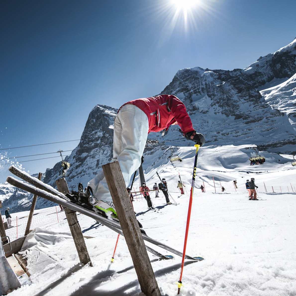 Start Lauberhornabfahrt kl