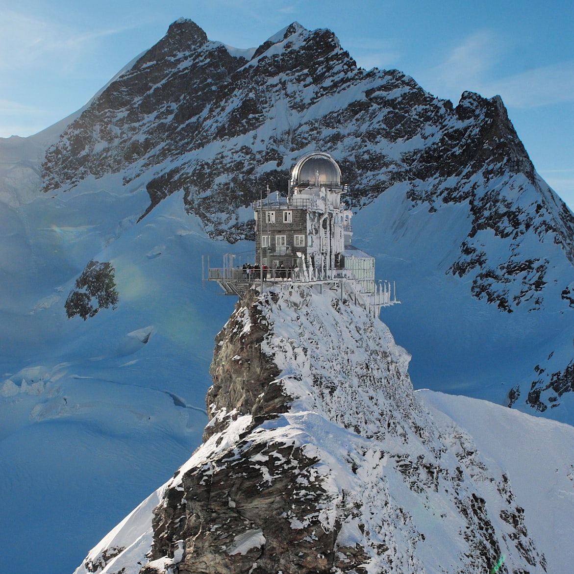 Jungfraujoch Sphinx Hochformat quadrat