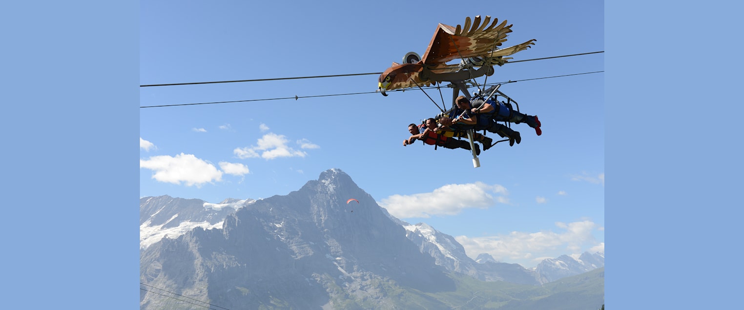 GrindelwaldFirst opens Switzerland's first Eagle Glider jungfrau.ch