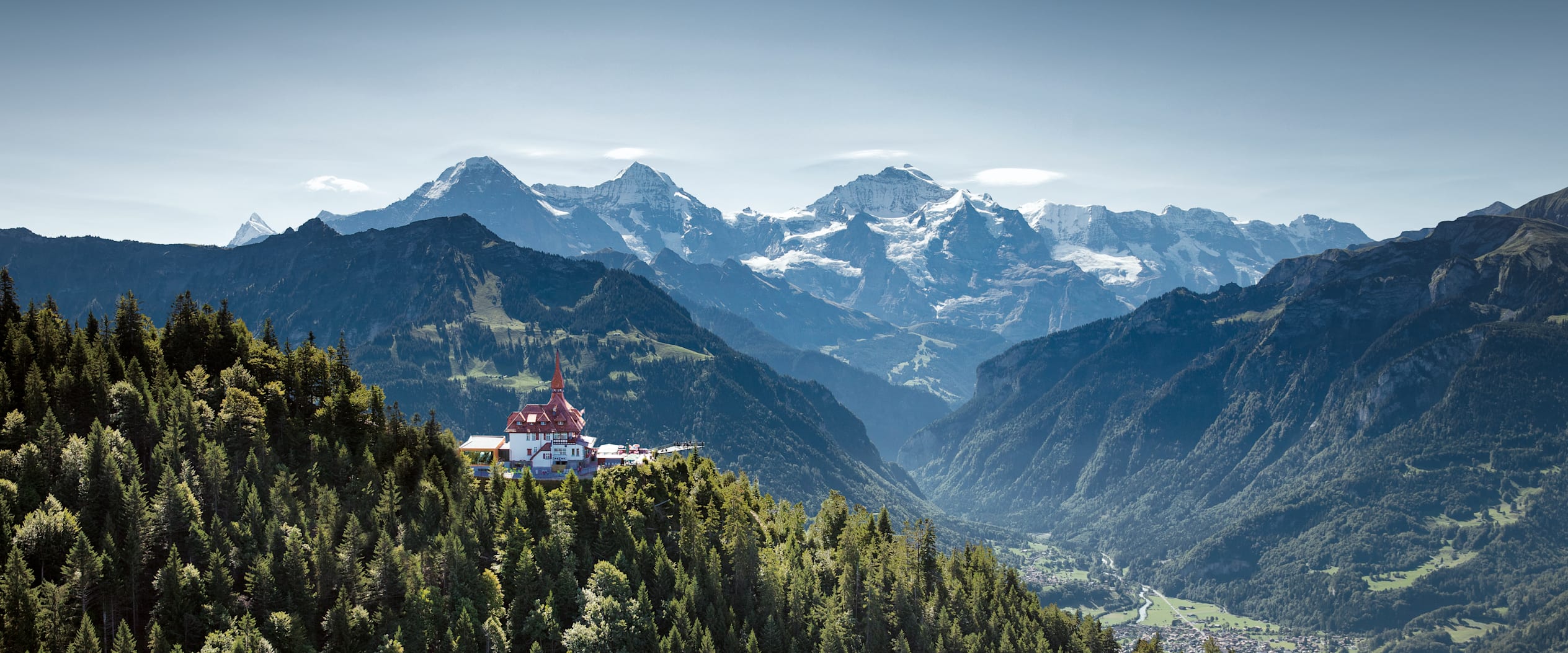 HARDER KULM / TOP OF INTERLAKEN image