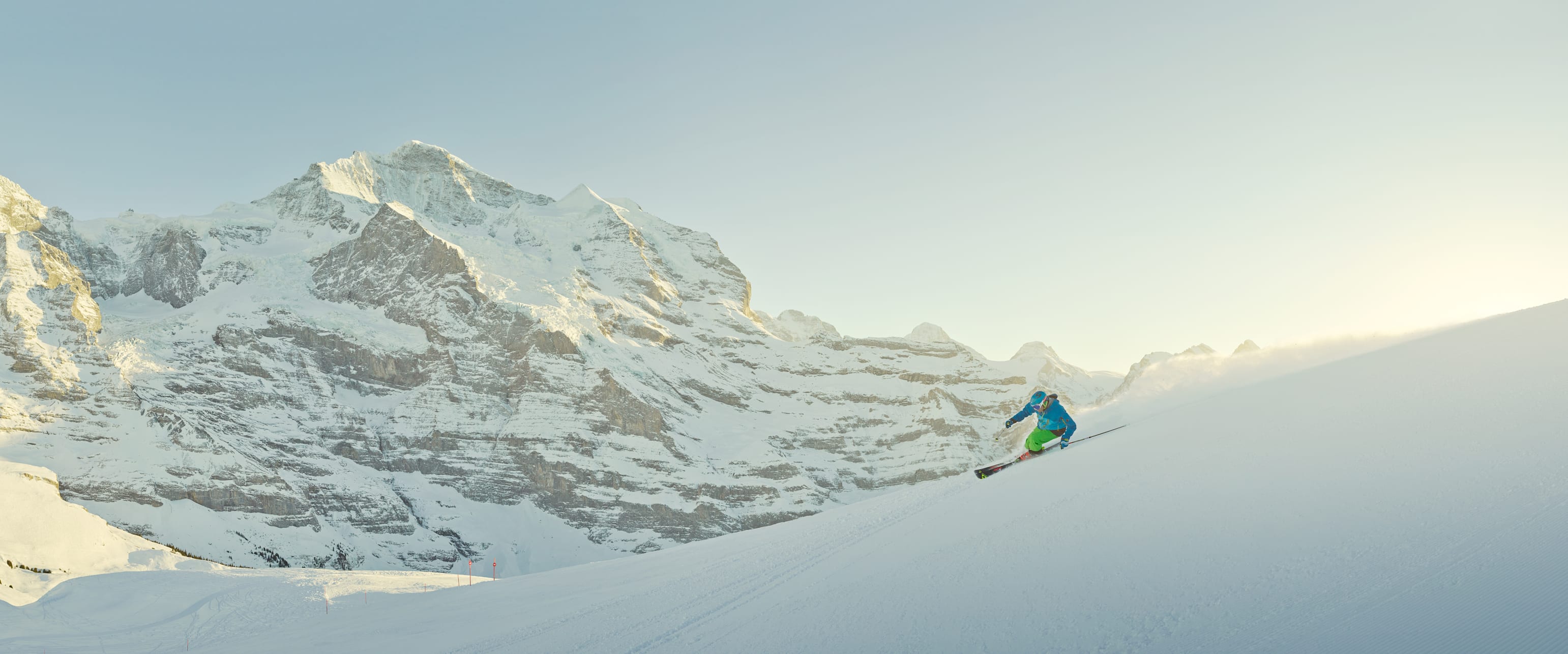 Skiing Grindelwald Wengen Kleine Scheidegg Maennlichen