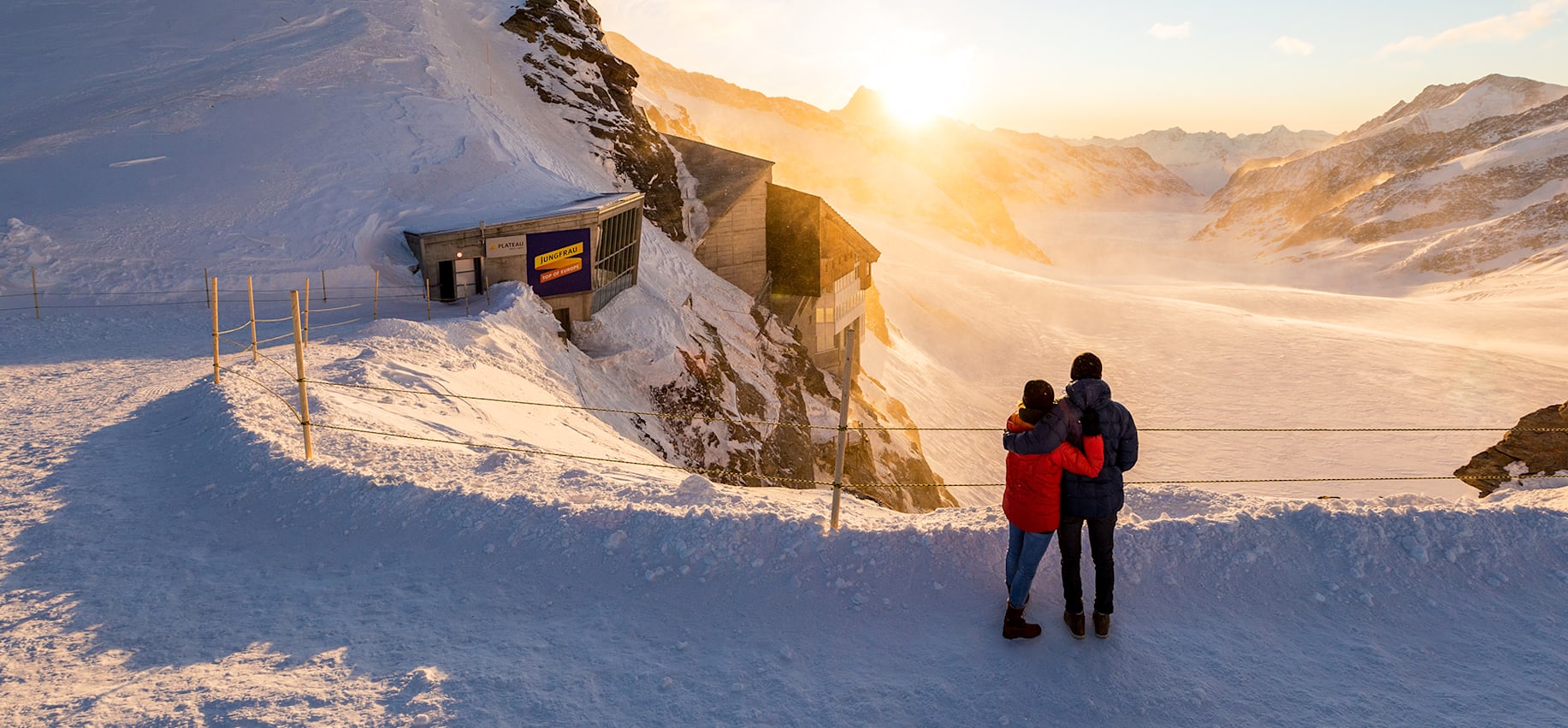 Lever de soleil Jungfraujoch-Top of Europe