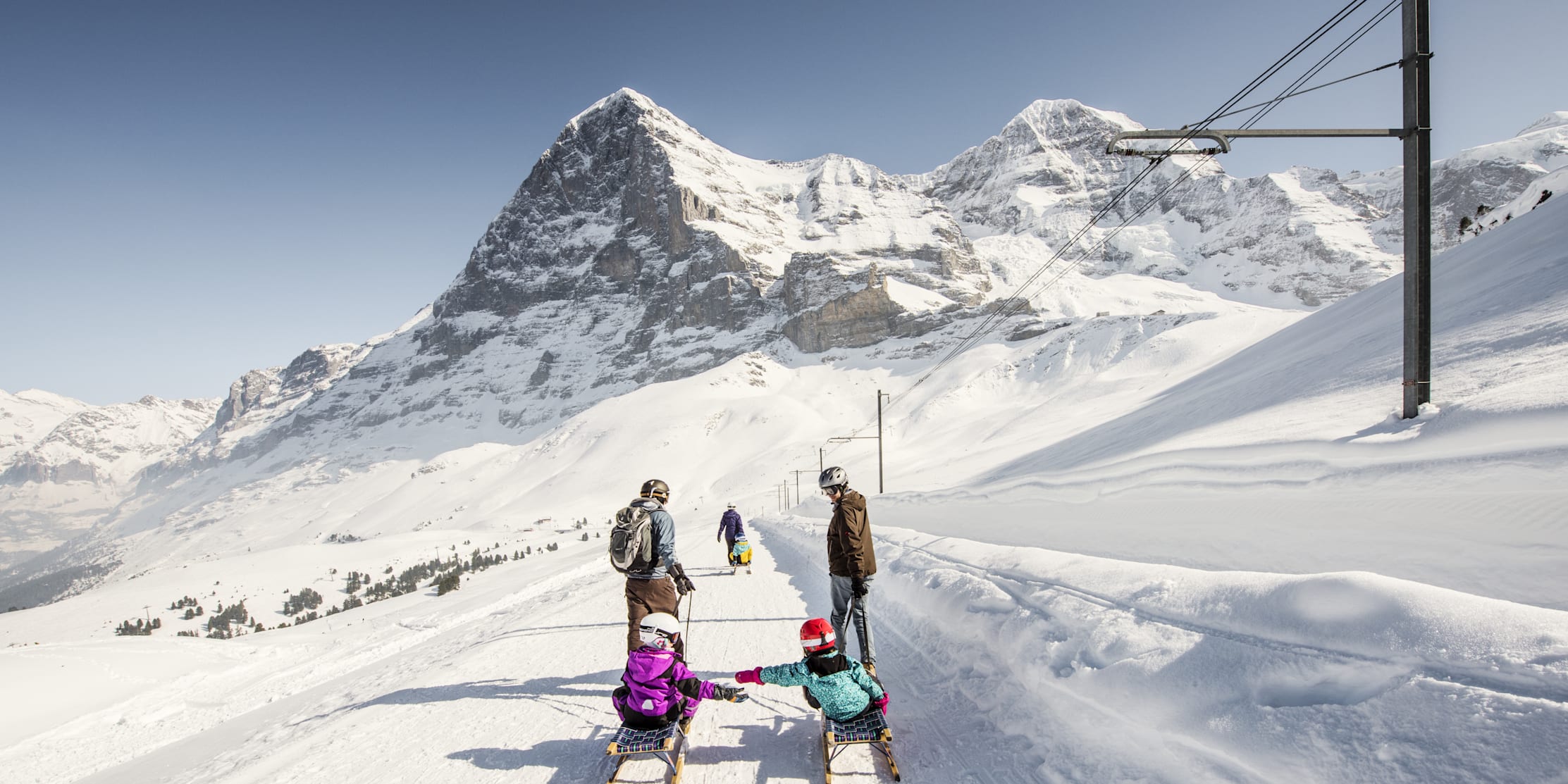 Sledging Sledging Trail Eiger North Face Family