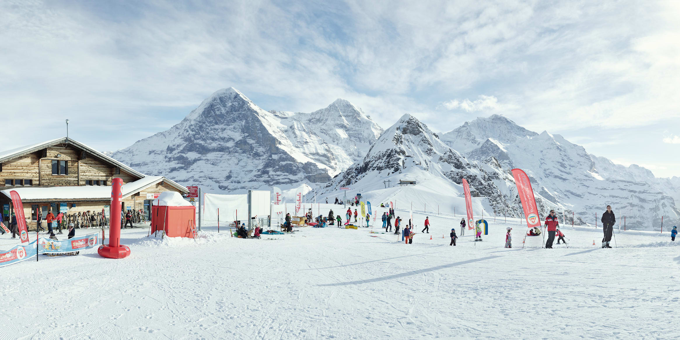 Skigebiet Grindewald Wengen Kinderparadies Männlichen