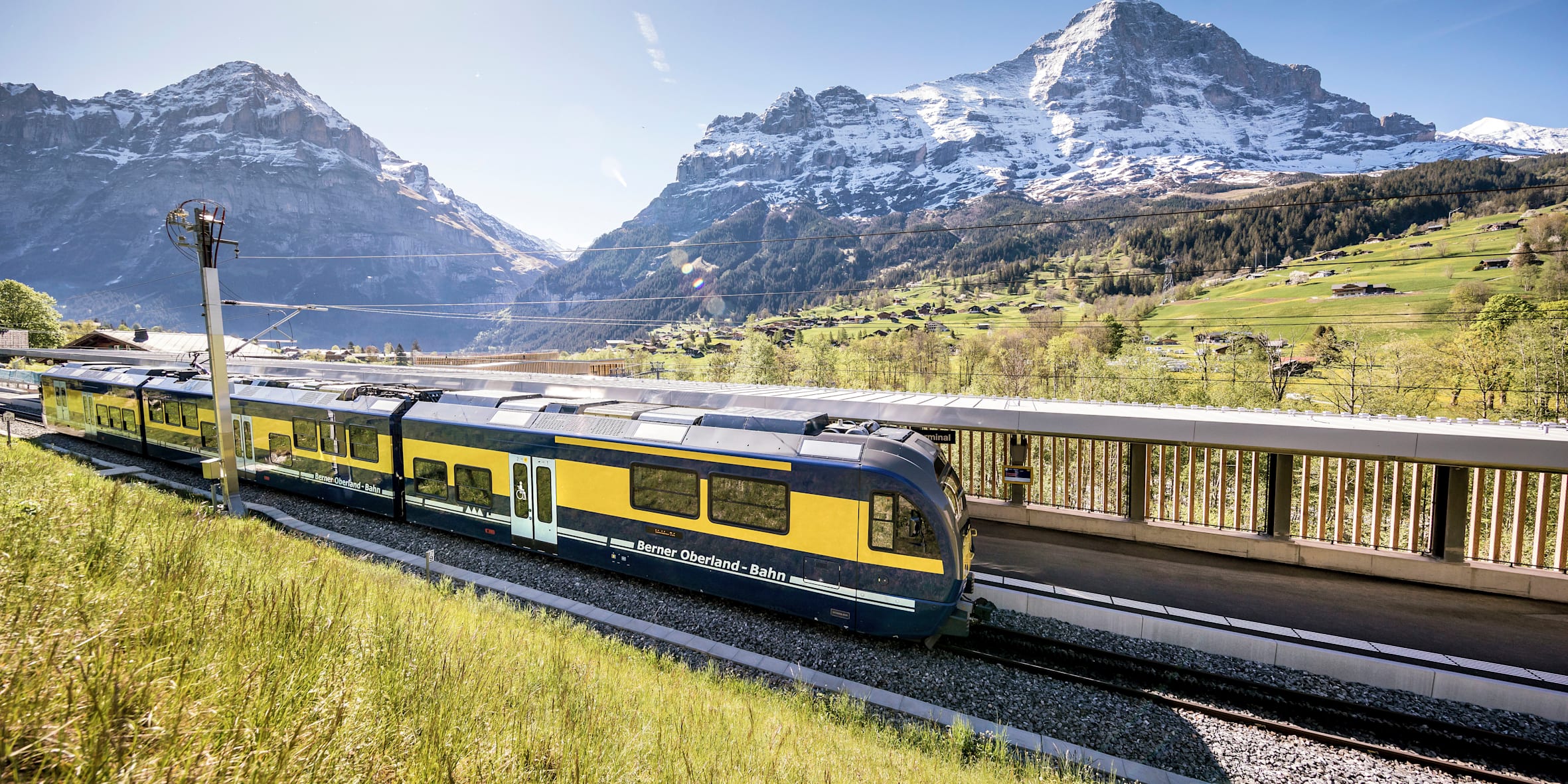 Grindelwald, Jungfraubahnen, Winter, V-Bahn, Terminal, Zug, BOB, Rothenegg