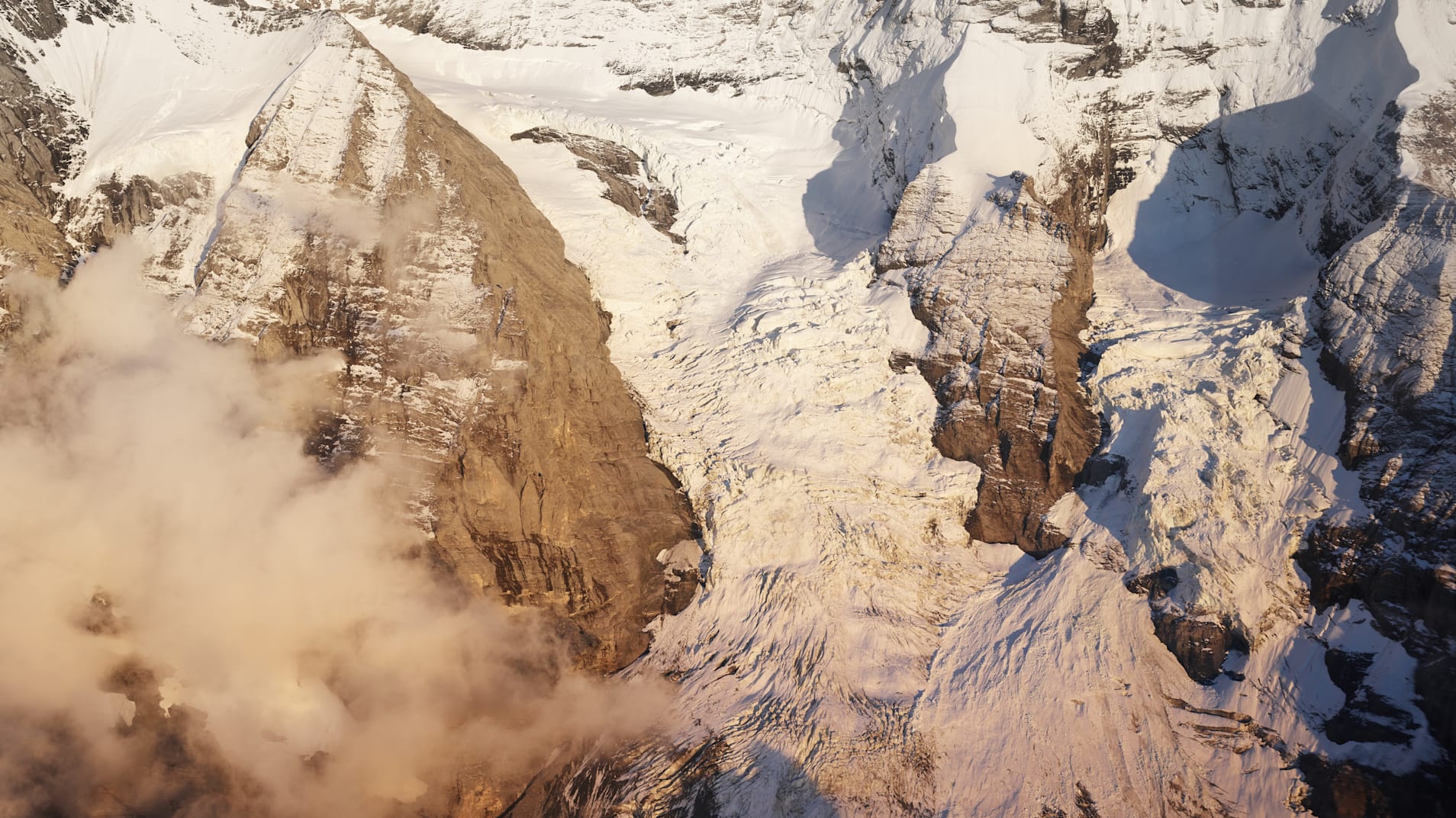 Guggigletscher Jungfraujoch Berner Alpen