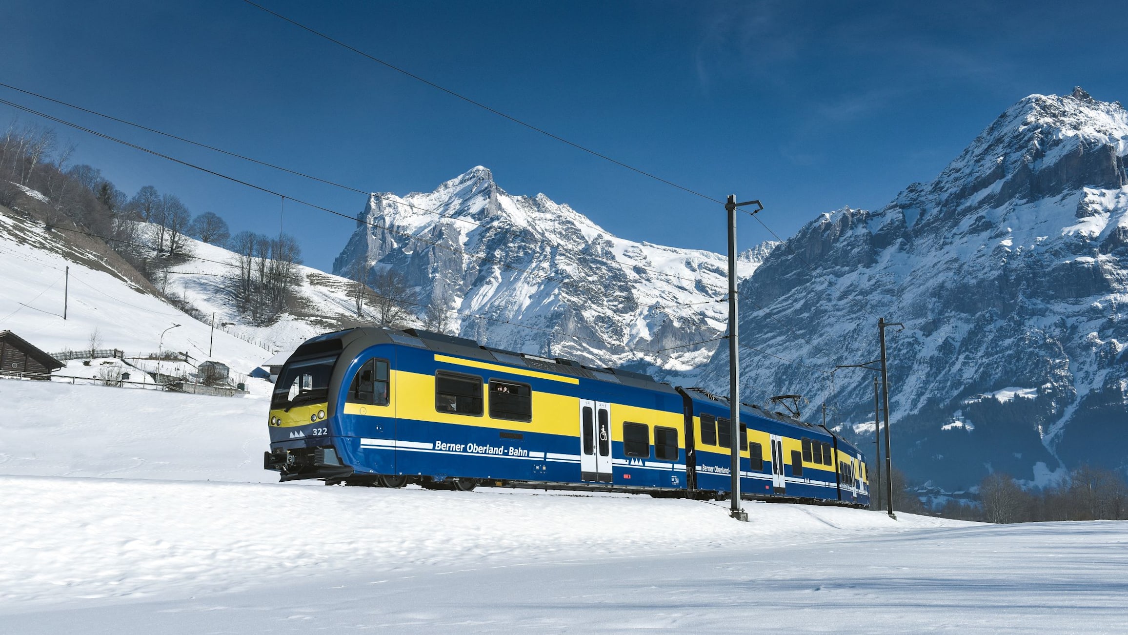 Berner oberlandbahn wetterhorn winter kl