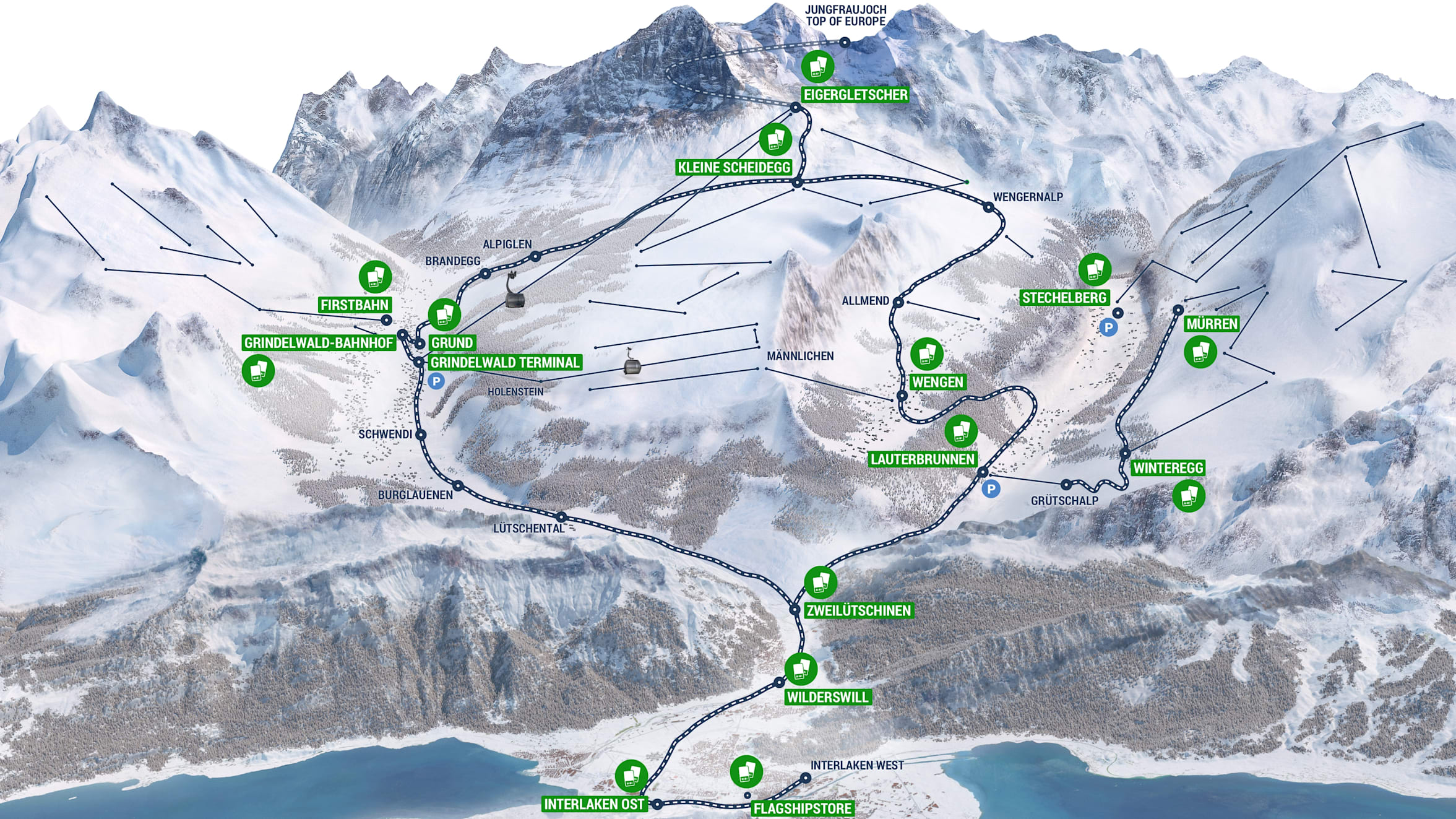 Jungfrau Ski Region Pick Up Skipass