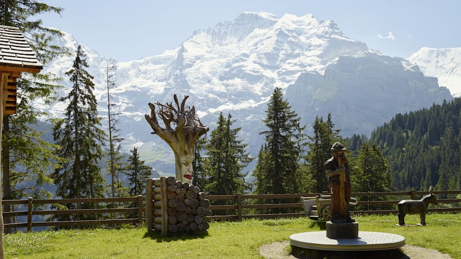 Winteregg Spielplatz Jungfrau Sommer