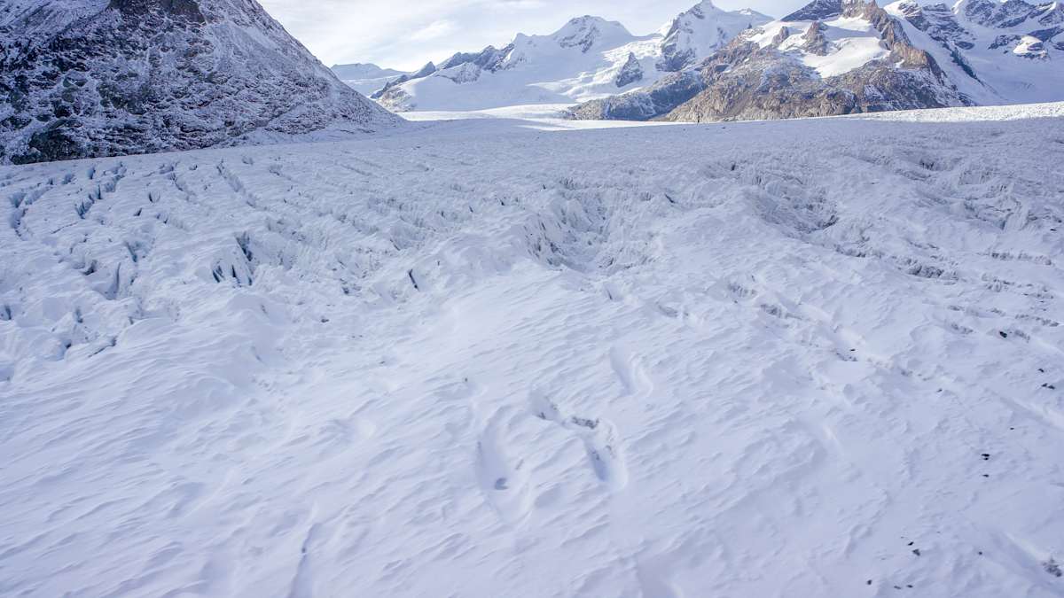 Glacier d'Aletsch Konkordiaplatz
