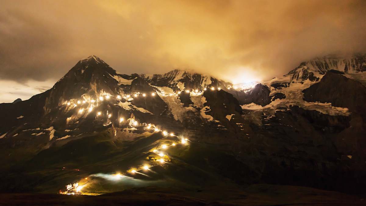 Beleuchtung 100 jahre jungfraubahn kleine scheidegg events 4