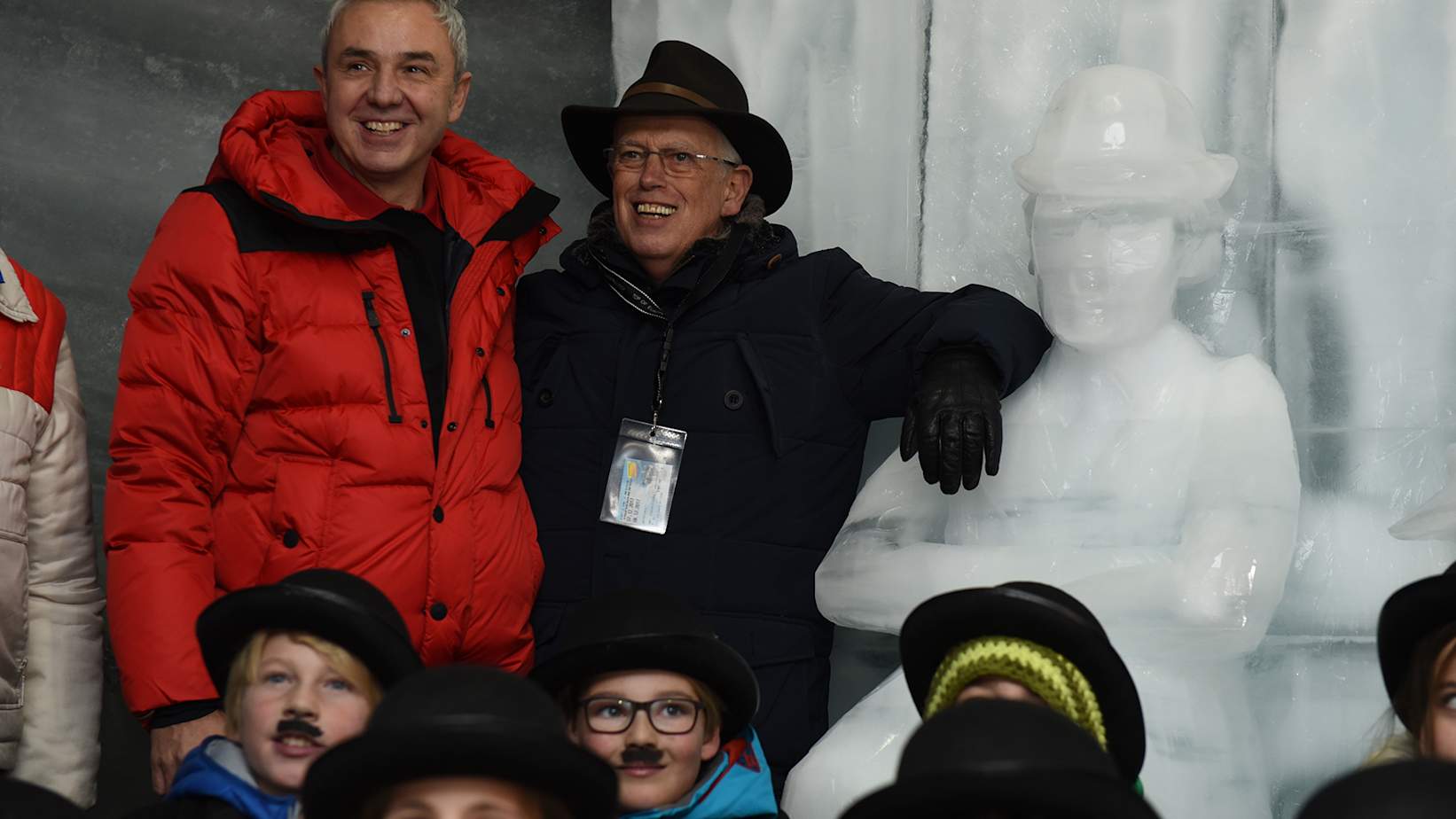 Urs Kessler mit Eugene Chaplin