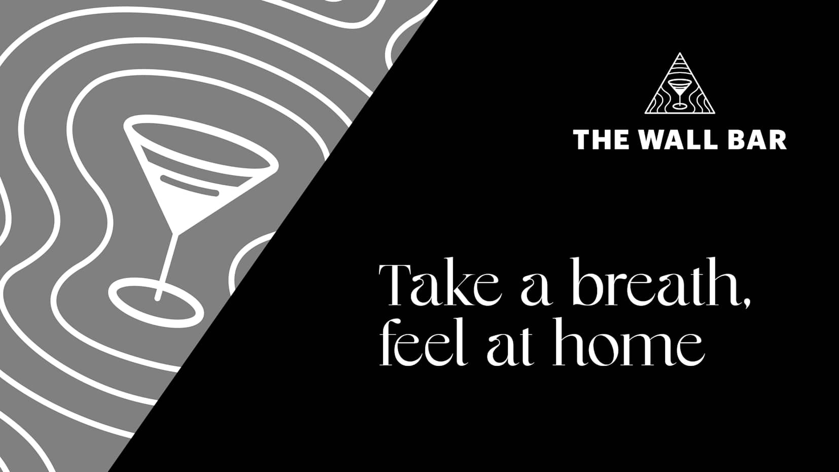 [Translate to English:] The Wall Bar - Take a breath