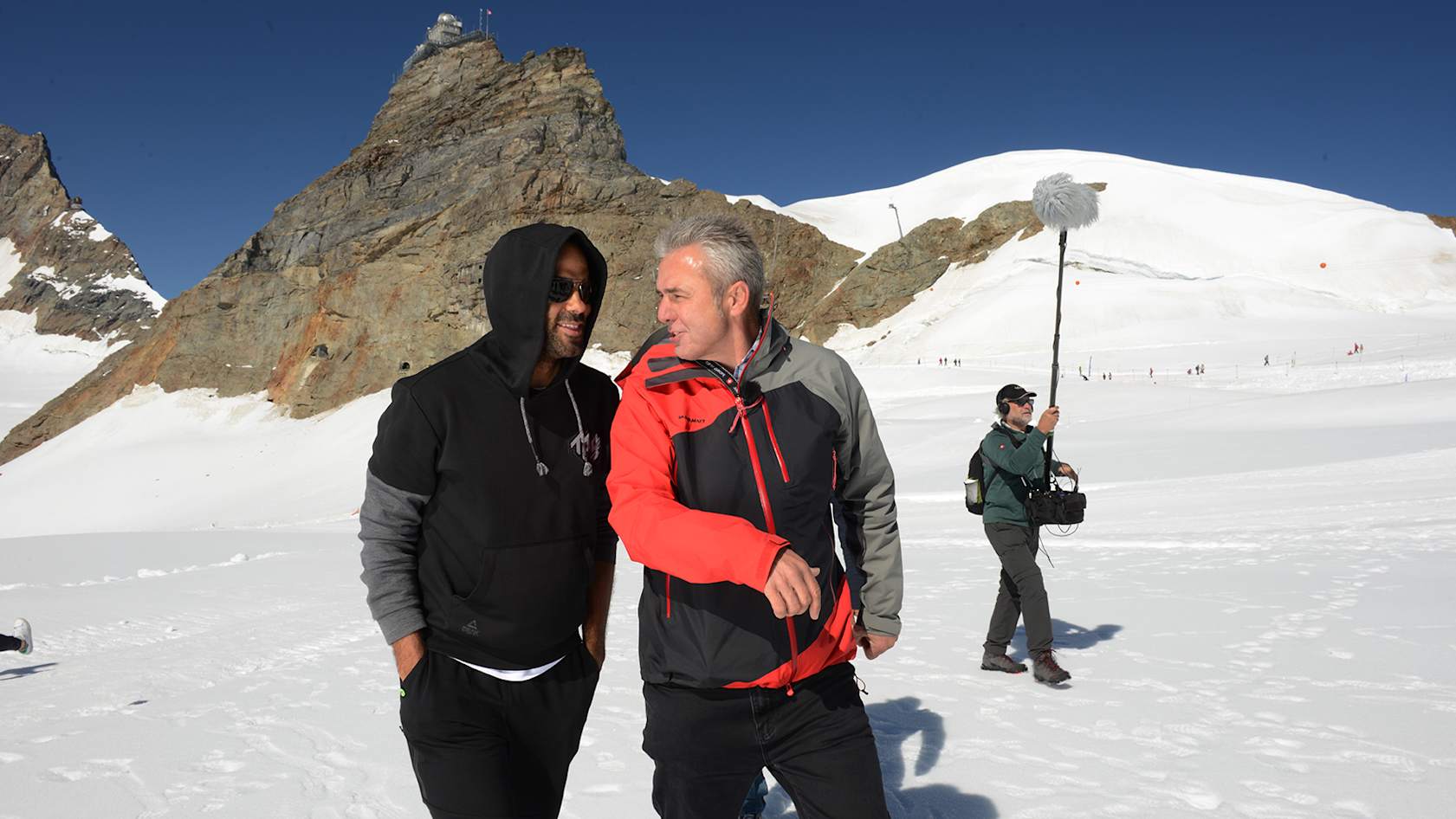 Tony Parker mit Urs Kessler