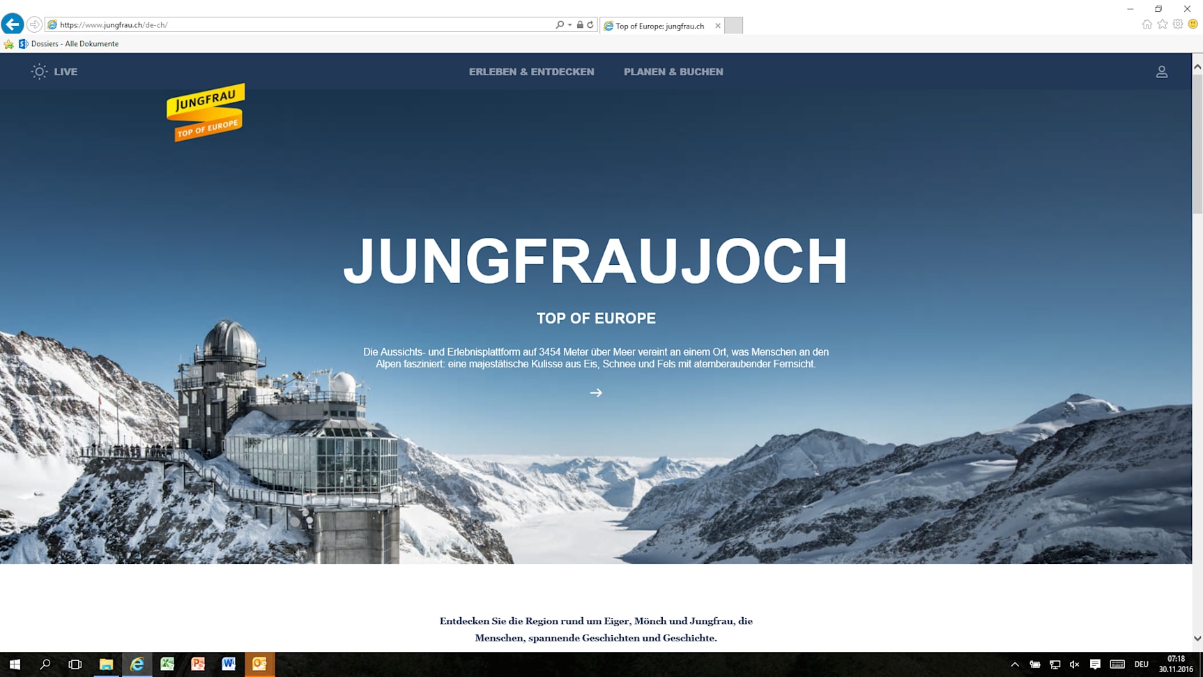Startseite jungfrau ch