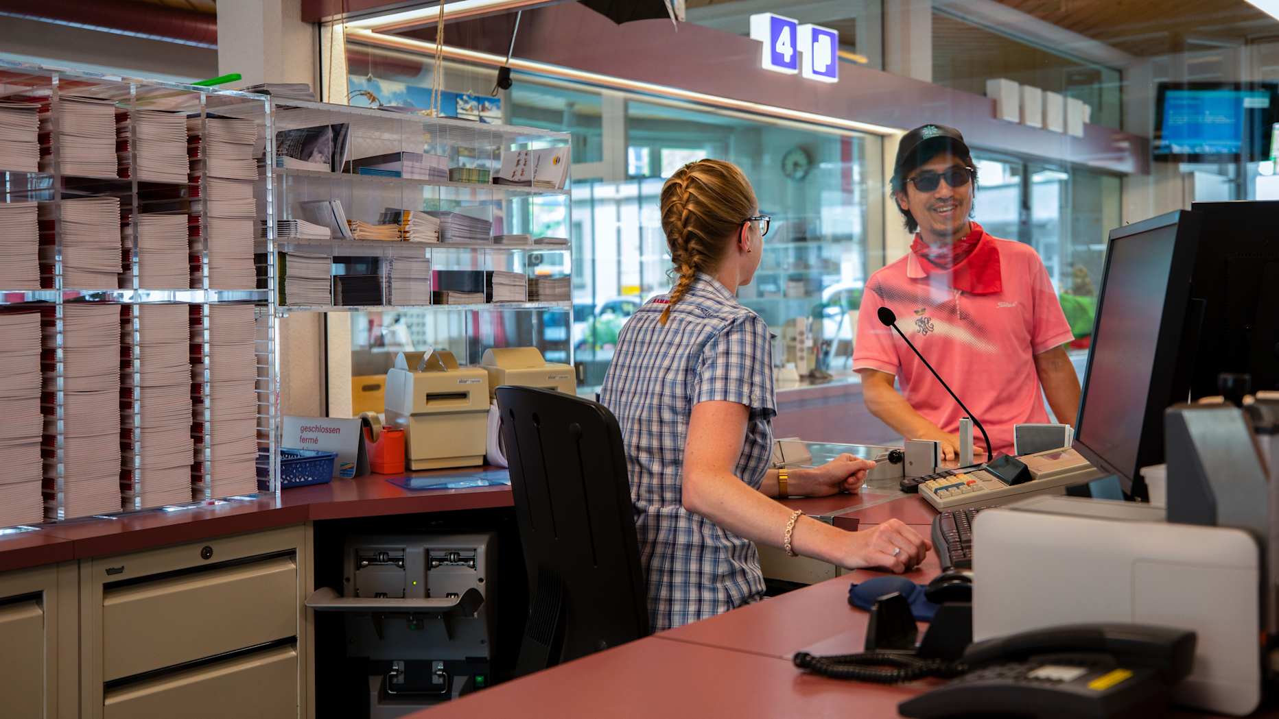 Franziska-Kaufmann, Mitarbeiter Jungfraubahnen