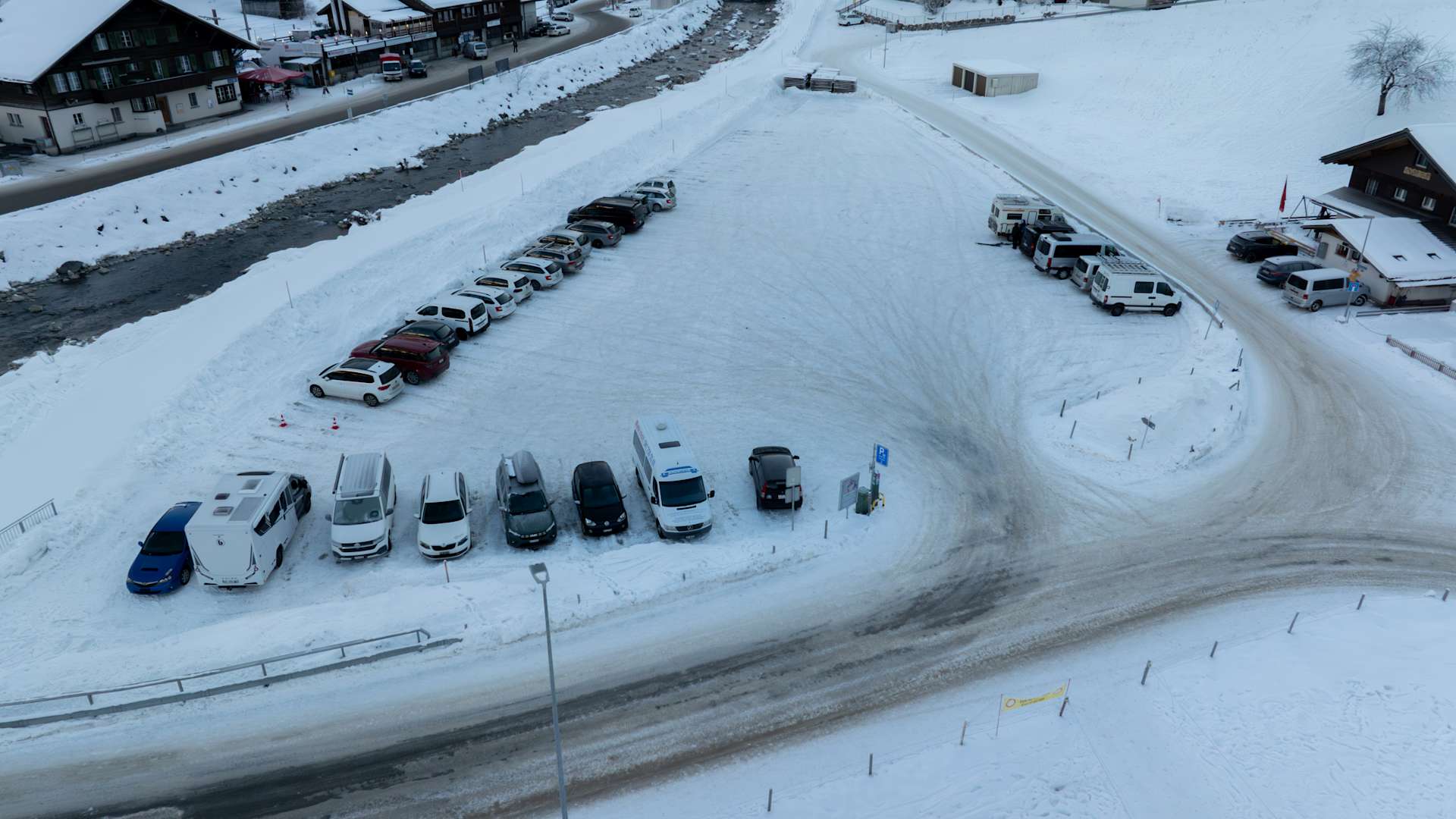 Parkplatz Grindelwald Grund Chilchboden