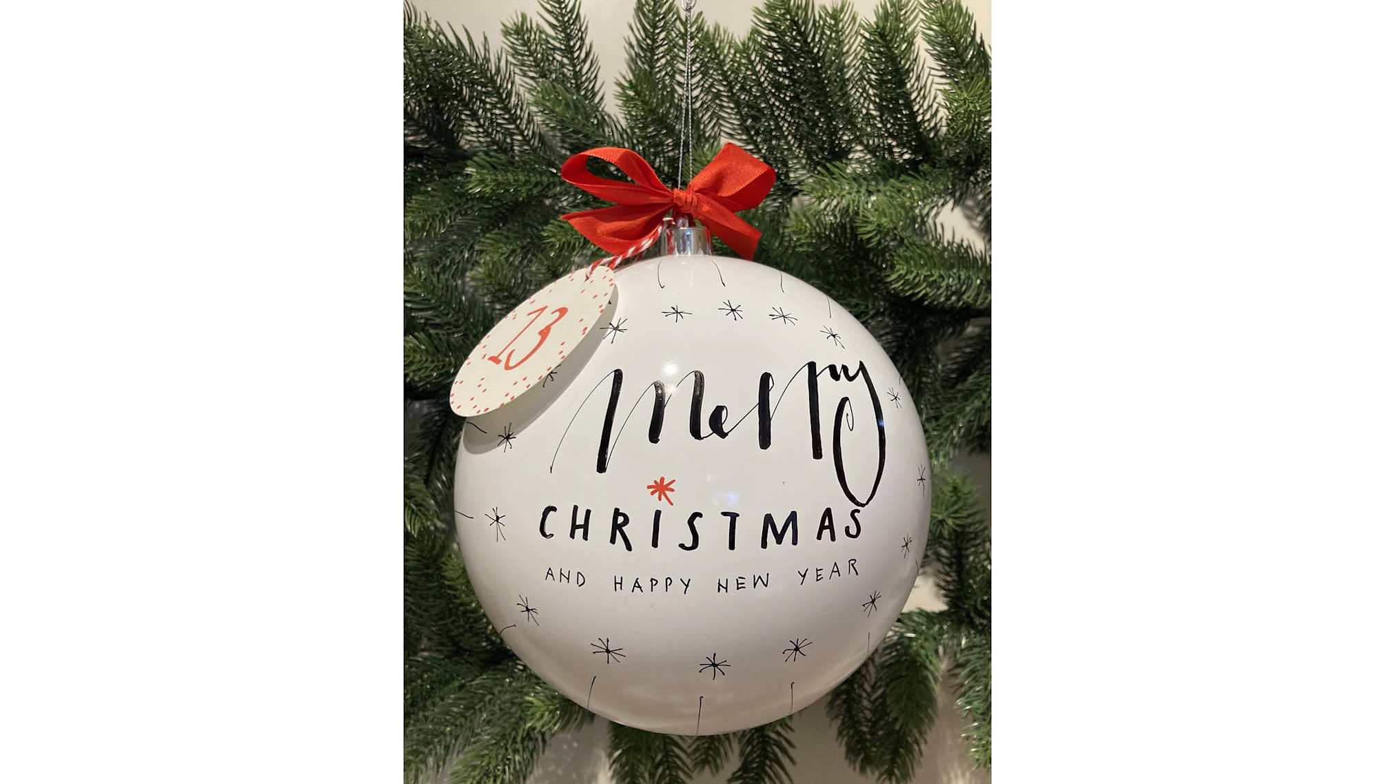 Jungfraubahnen Weihnachtskugel 13 quer