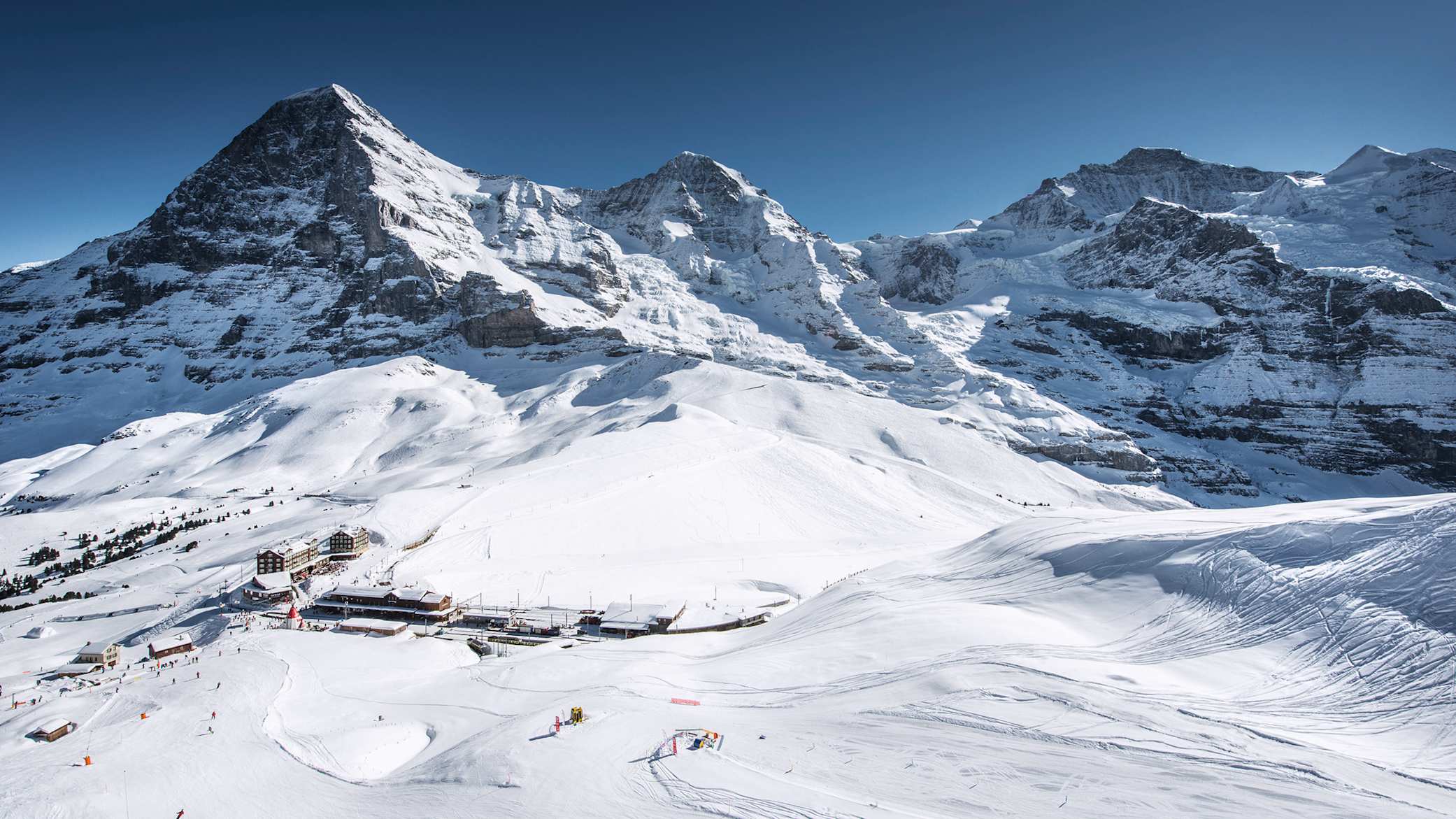 Ski fahren eiger moench jungfrau grindelwald wengen