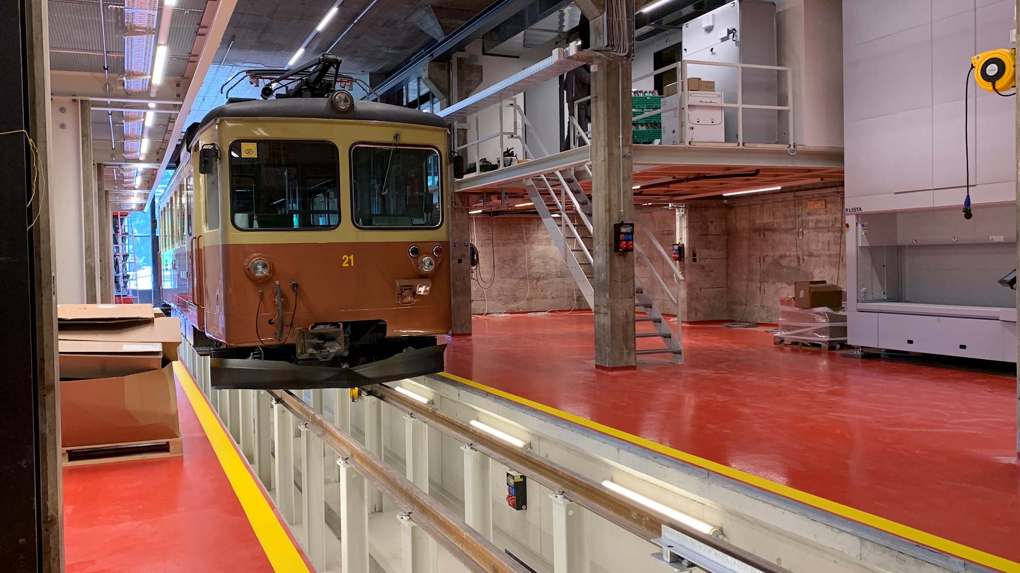 Grütschalp neue Werkstatt