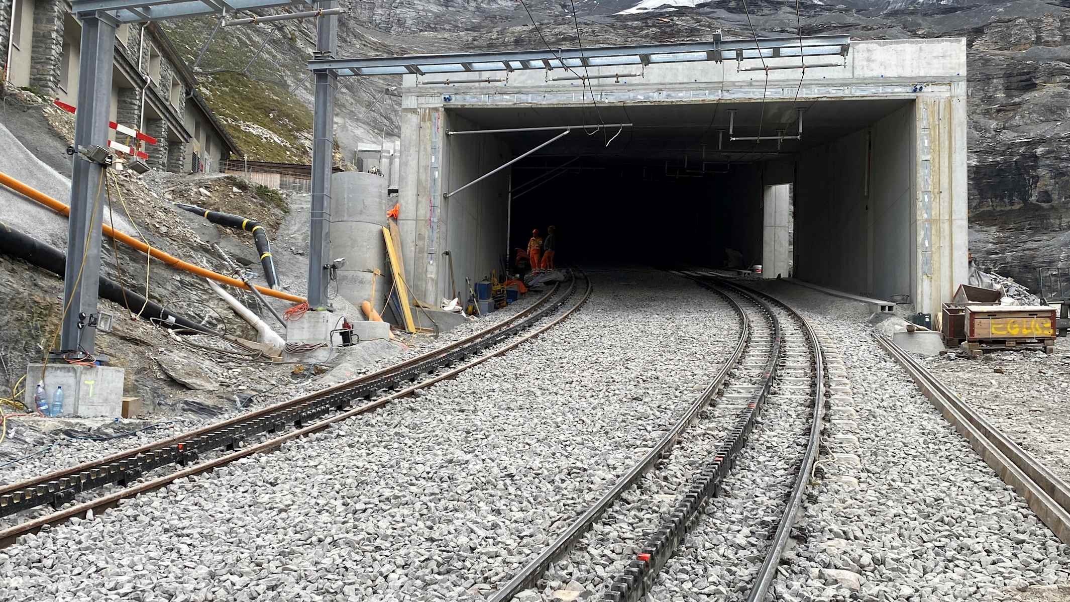 Gleisverlegen Eigergletscher 2 