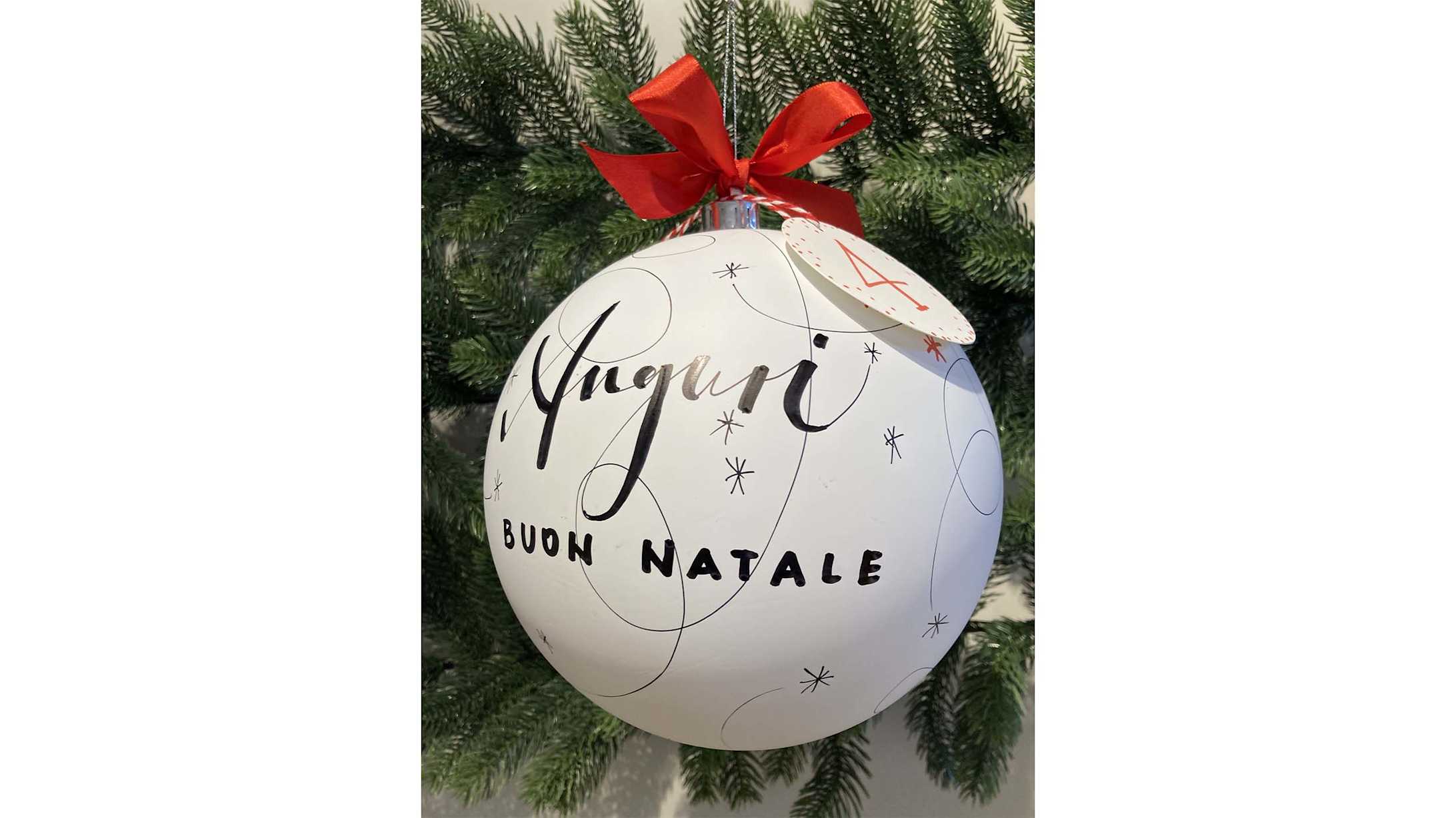 Jungfraubahnen Weihnachtskugel 4 quer