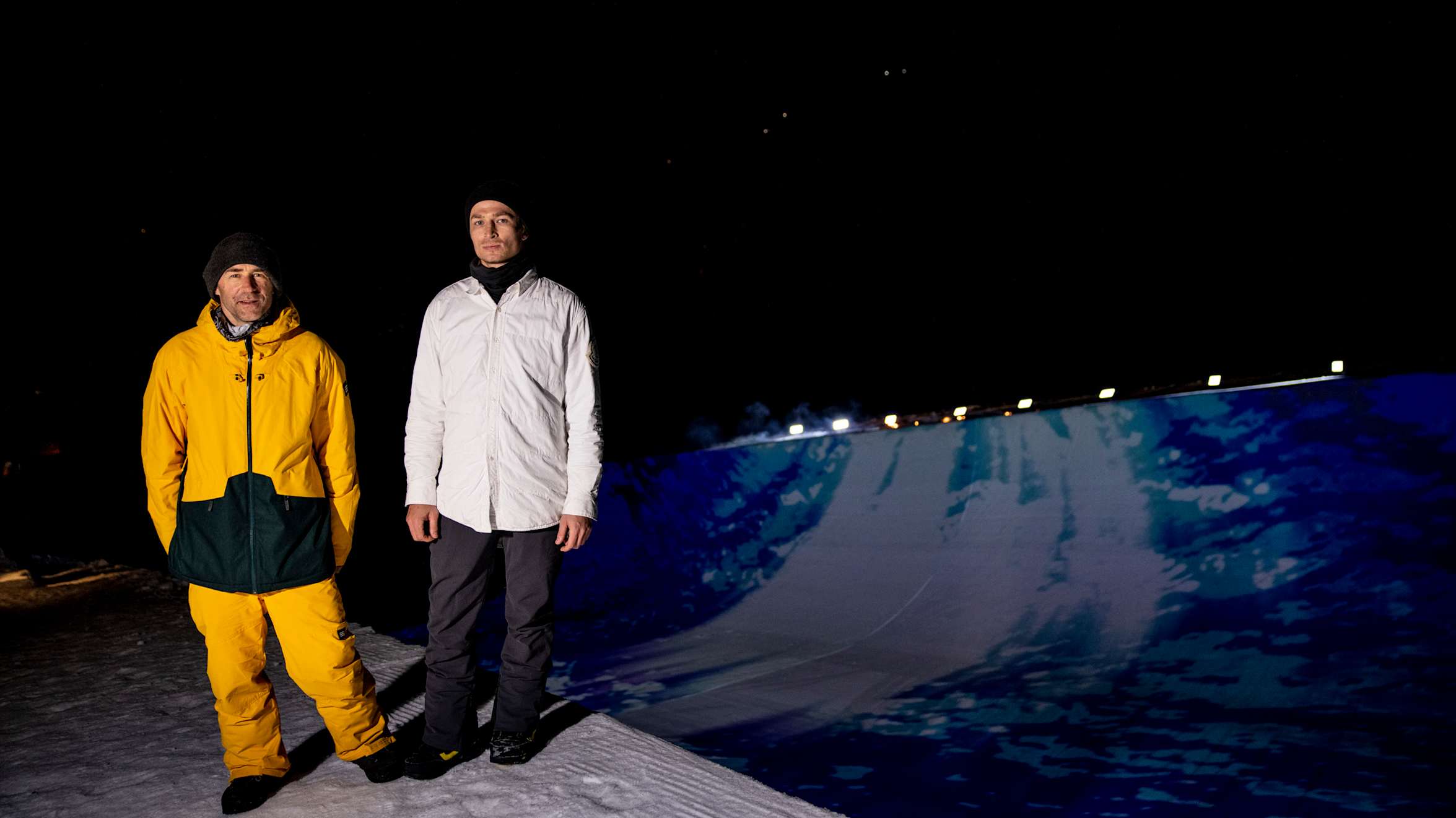 Gian Simmen links und Iouri Podladtchikov rechts 