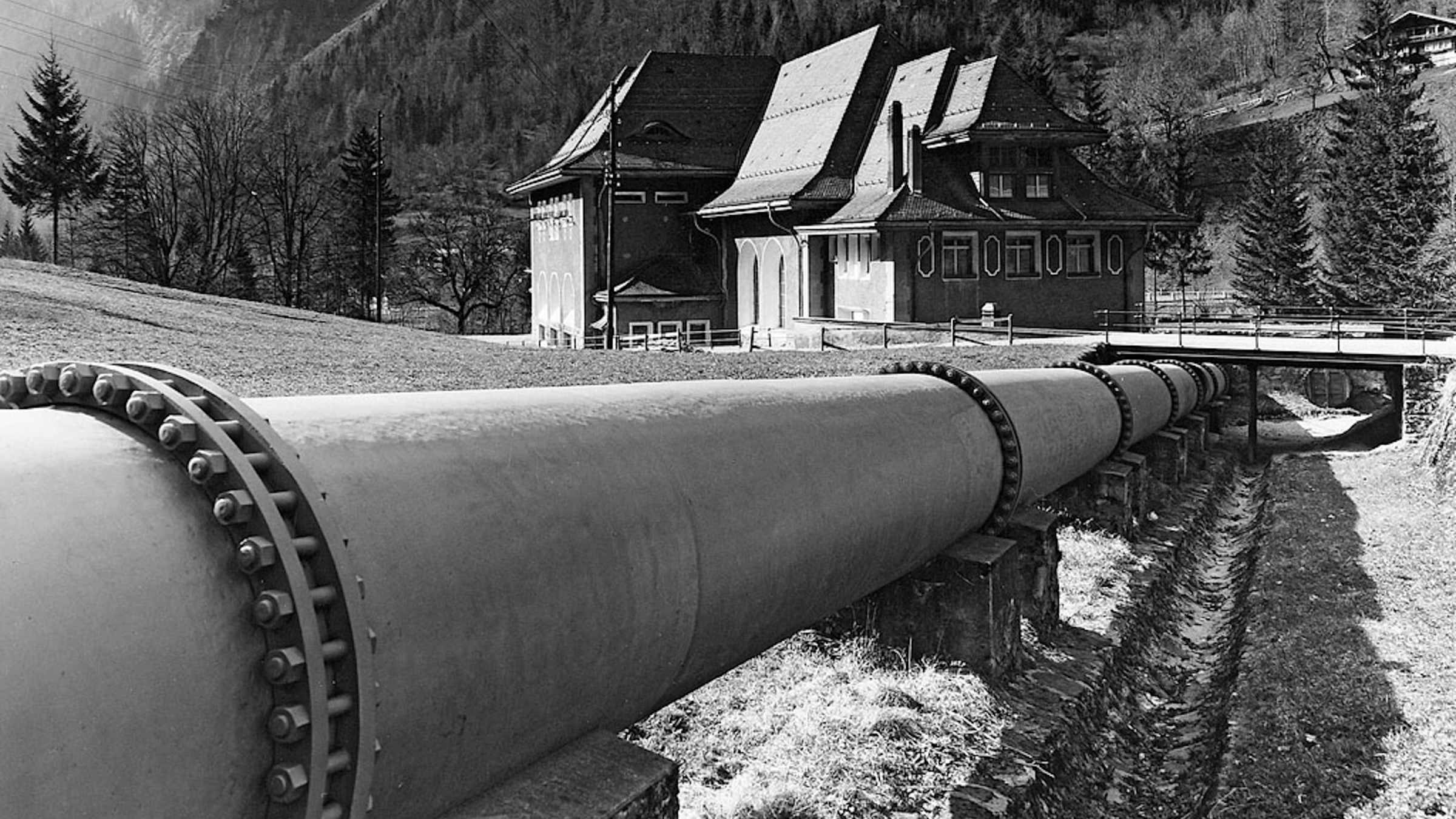 Bau der Jungfraubahn 15
