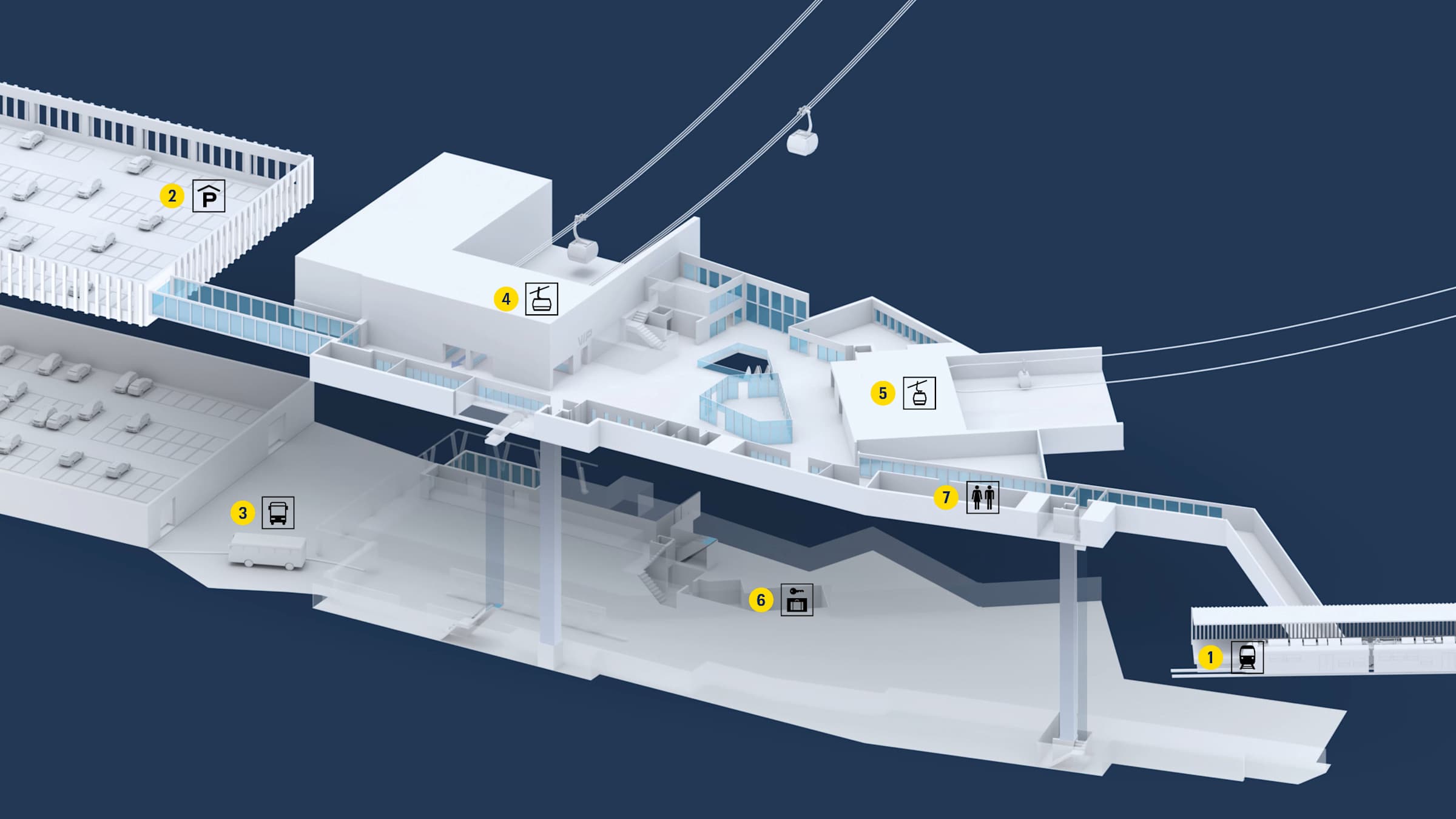 Plan du Terminal de Grindelwald