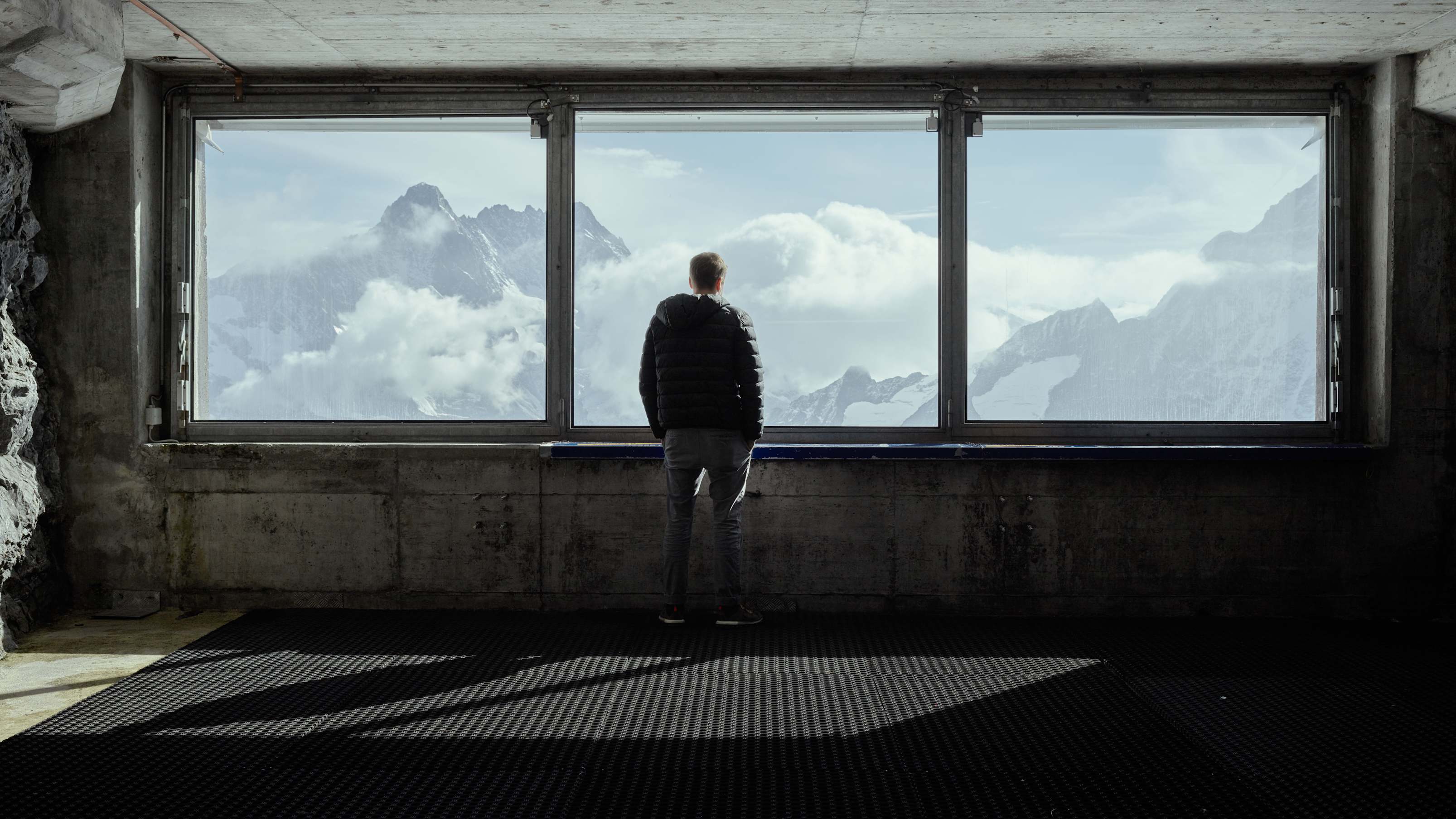 Jungfraubahn Station Eismeer Aussicht Jungfraujoch
