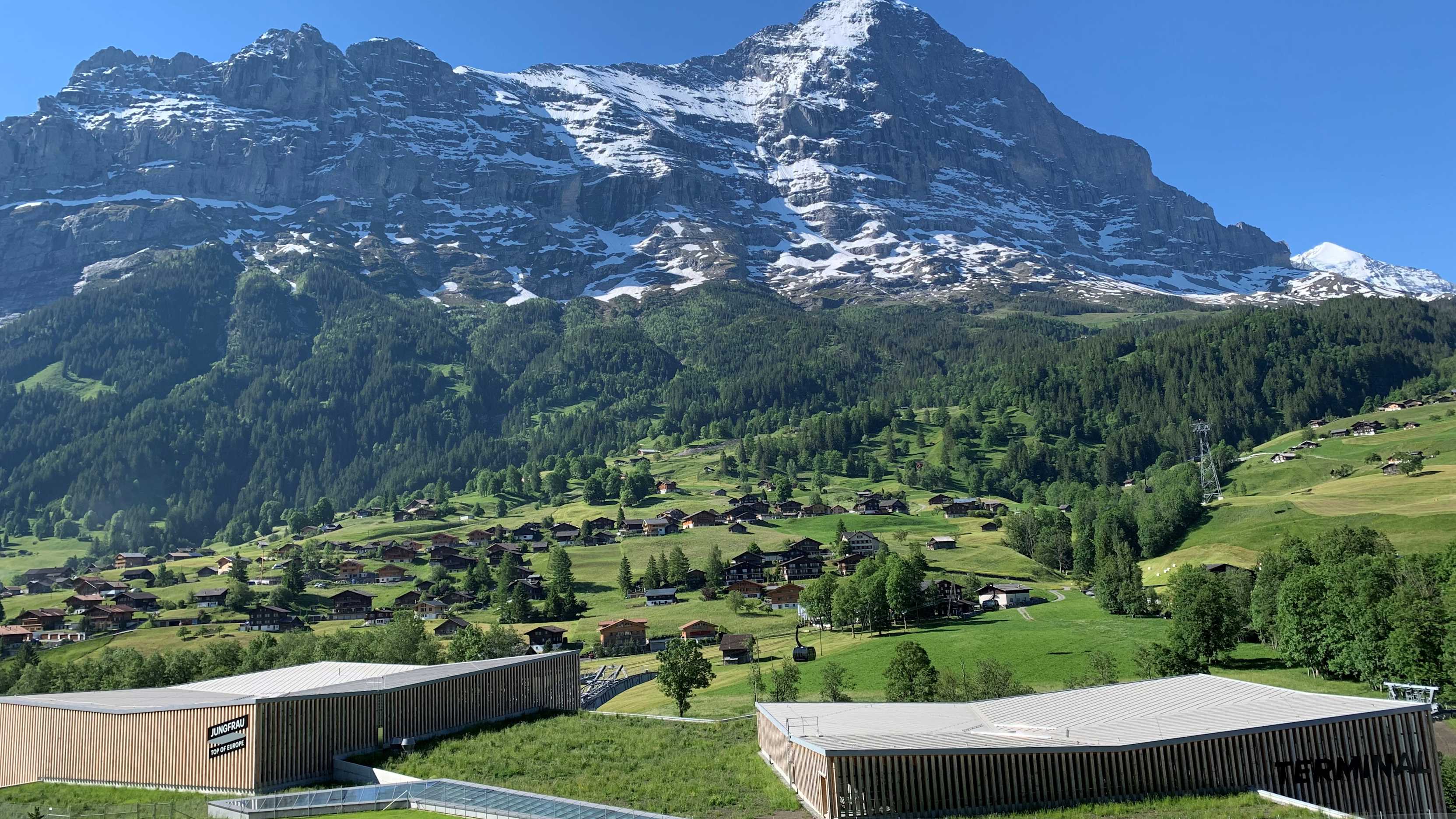 Terminal Eiger Gletscherspalte