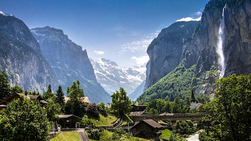 Lauterbrunnen, Wengen and Kleine Scheidegg