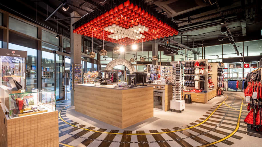 Grindelwald Terminal Top of Europe Shop Weitansicht