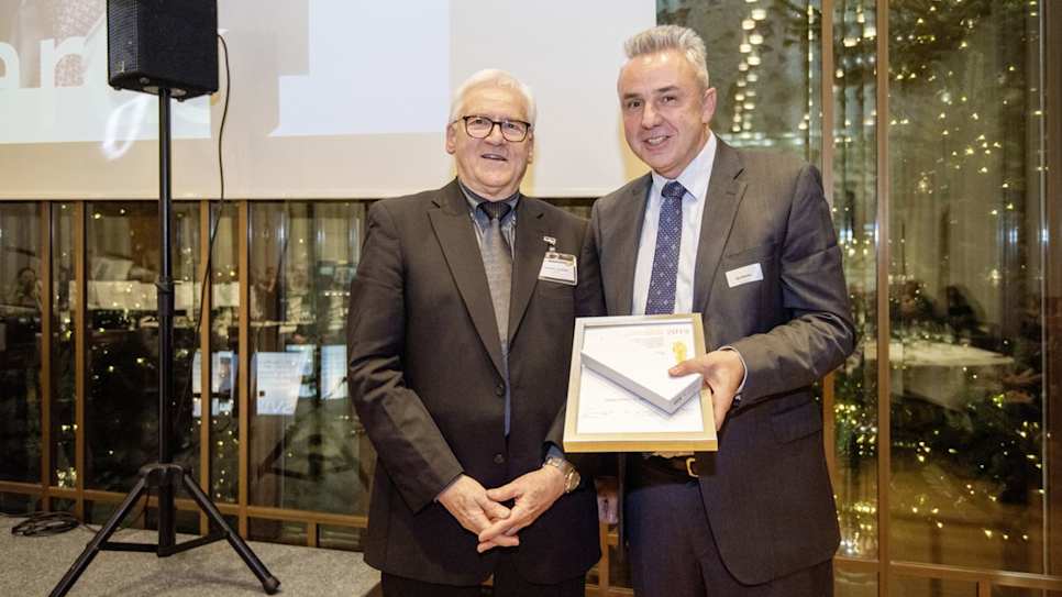 Verleihung SVIK 19 Daniel L Ambühl und Urs Kessler