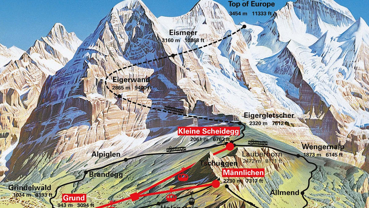 Jungfraujoch Map Jungfrau Train Map ICXLO Jungfraujoch Map Jungfrau Train Map ICXLO