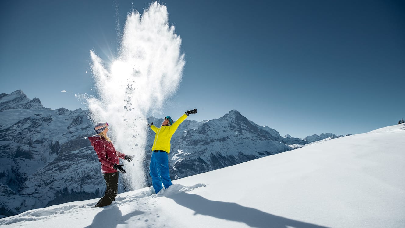 Jungfrau Skiregion Grindelwald Wengen Winterfun Eiger