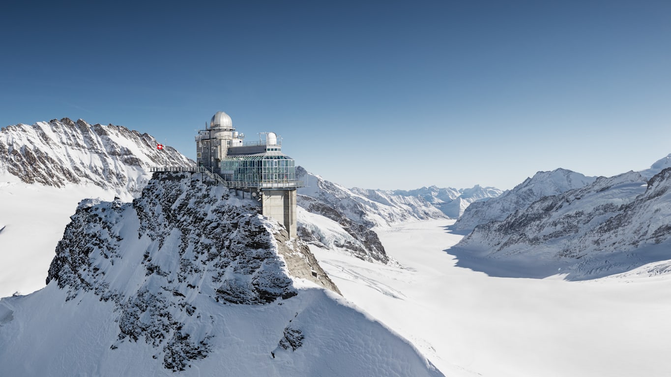 Jungfraujoch Sphinx Gletscher