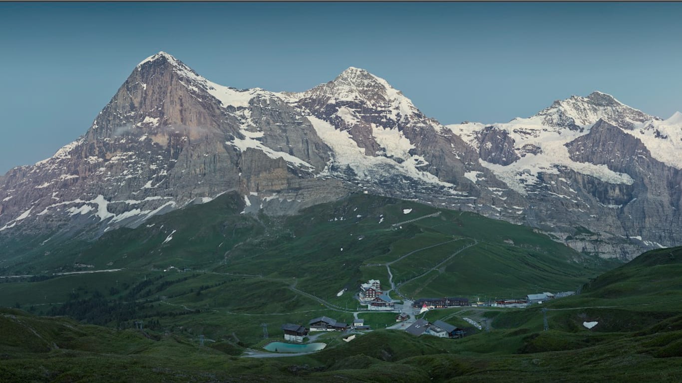 Kleine Scheidegg Sommer Eiger Moench Jungfrau