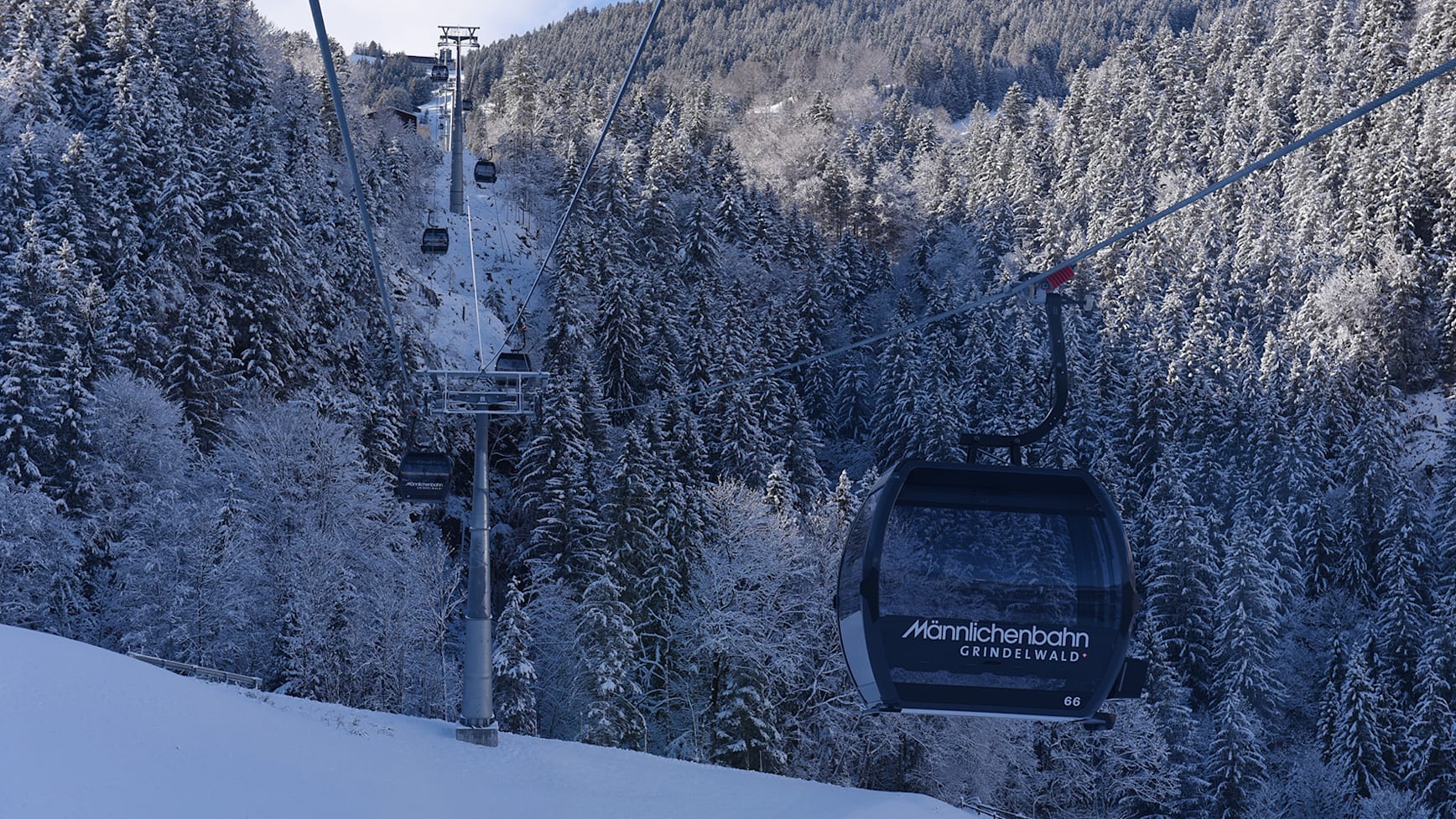 Opening of the new GrindelwaldMännlichen Gondola Cableway and the