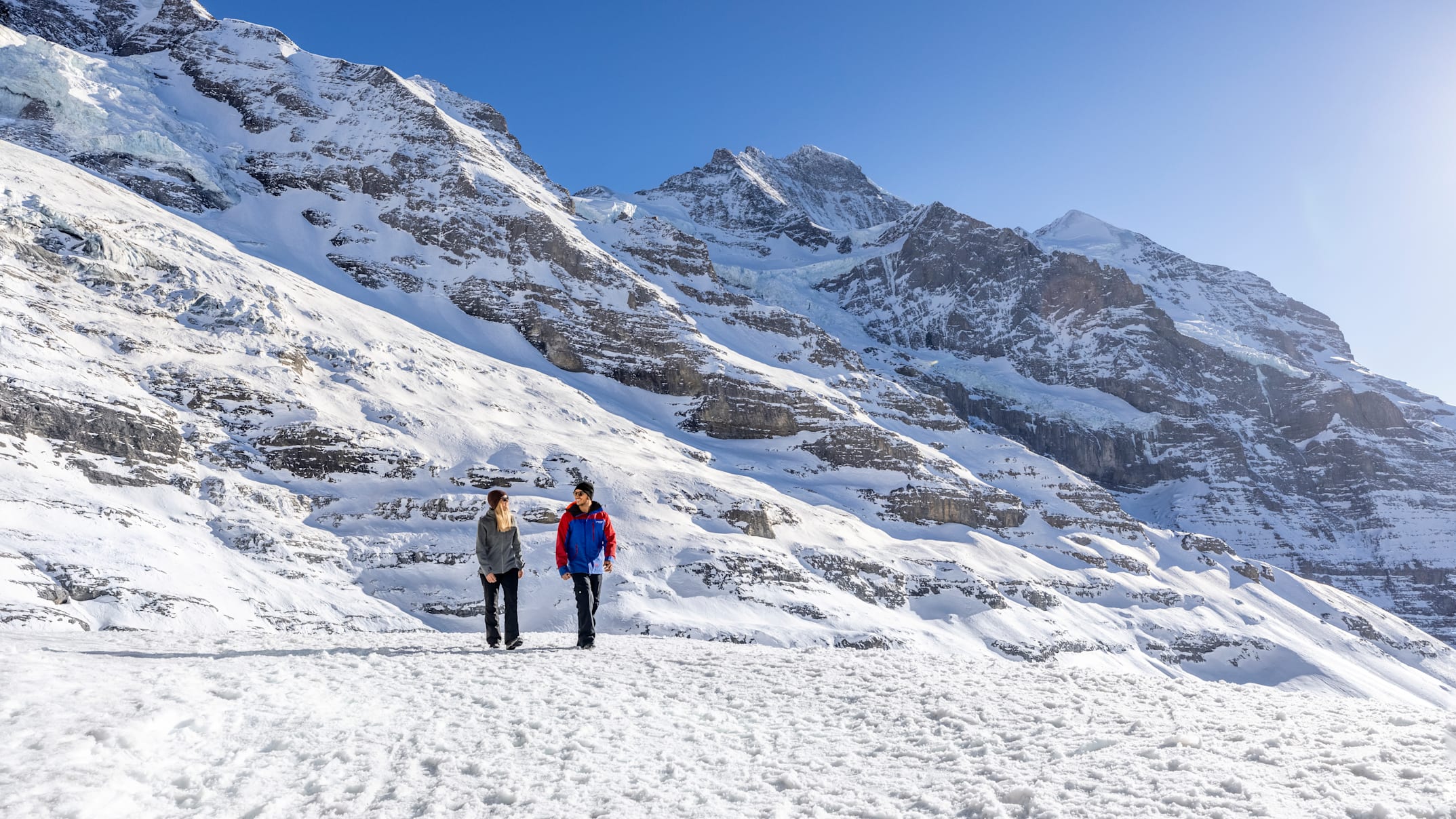 Winterwandern Eigergletscher Jungfrau