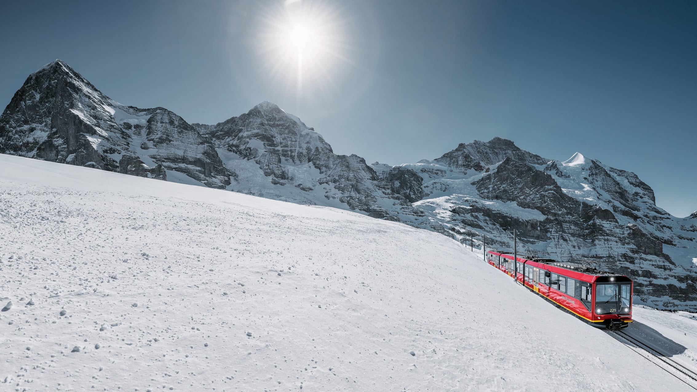 Jungfraubahn Eiger Moench Jungfrau