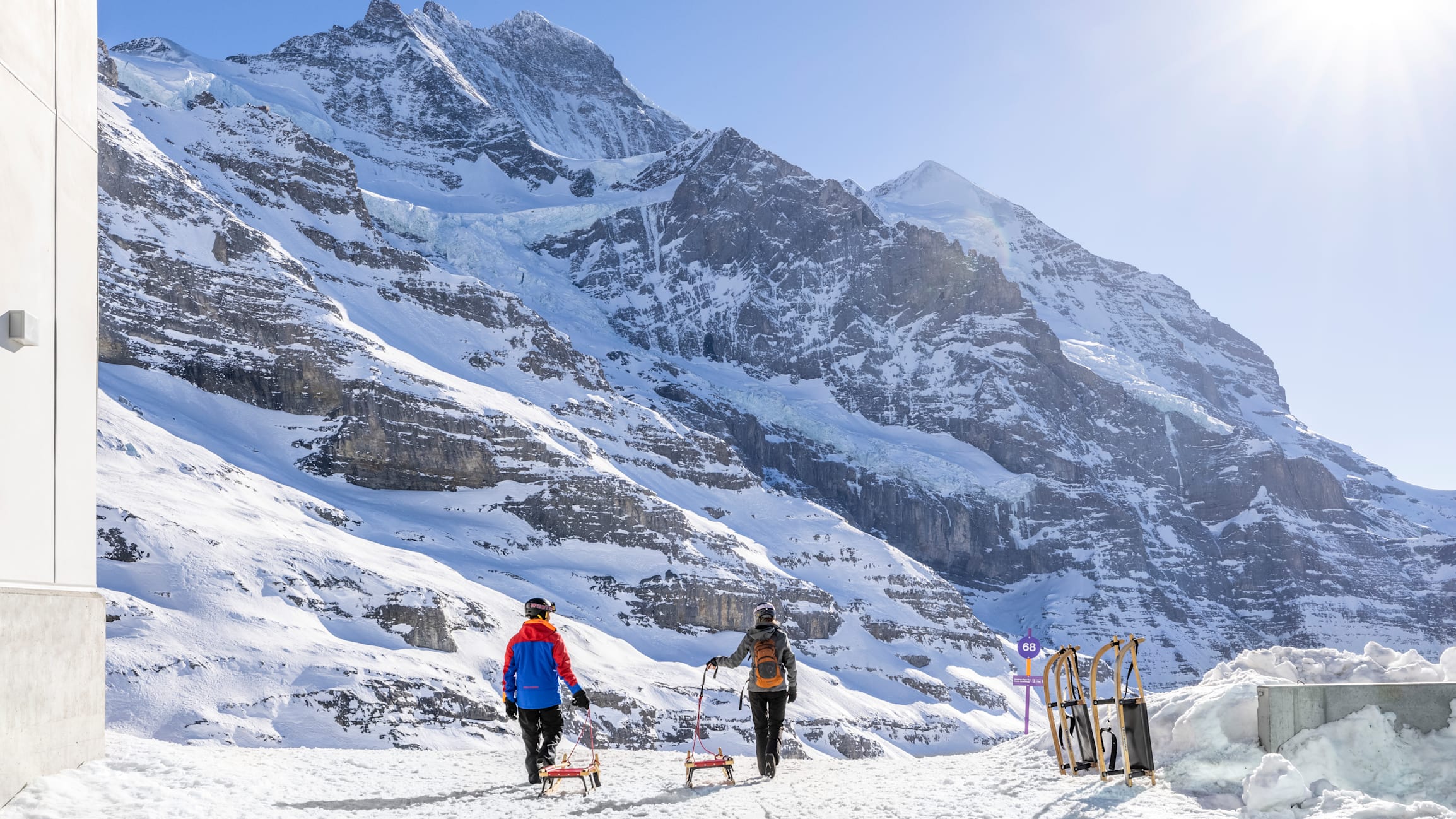 Eigergletscher Schlitteln Jungfrau