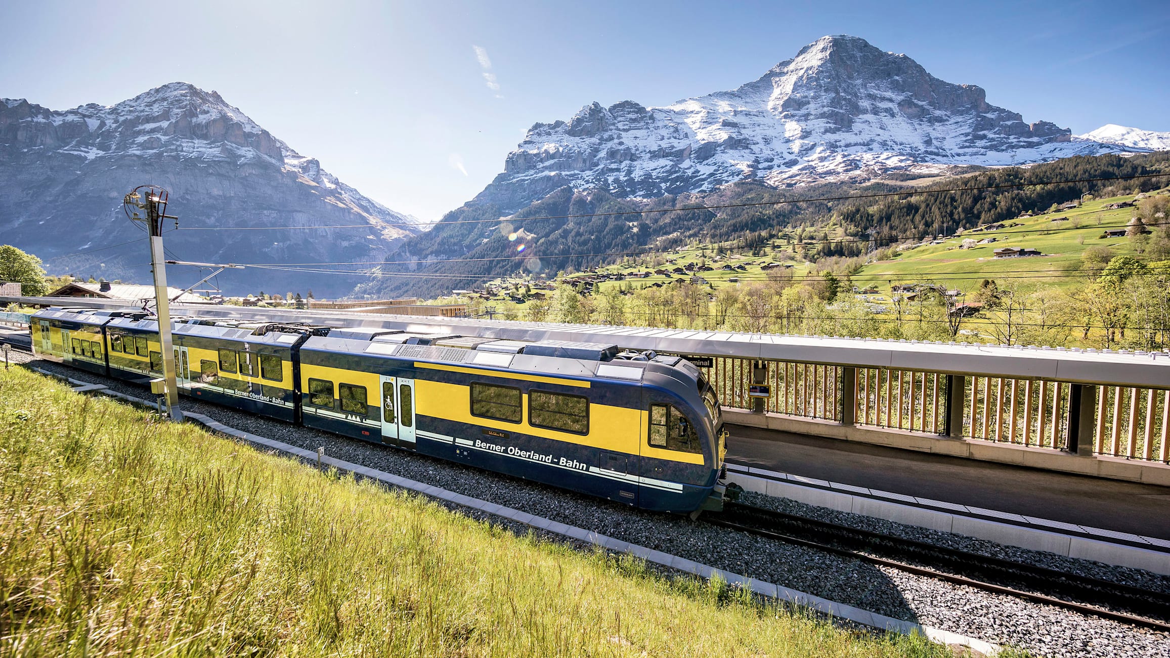 Grindelwald, Jungfraubahnen, Winter, V-Bahn, Terminal, Zug, BOB, Rothenegg