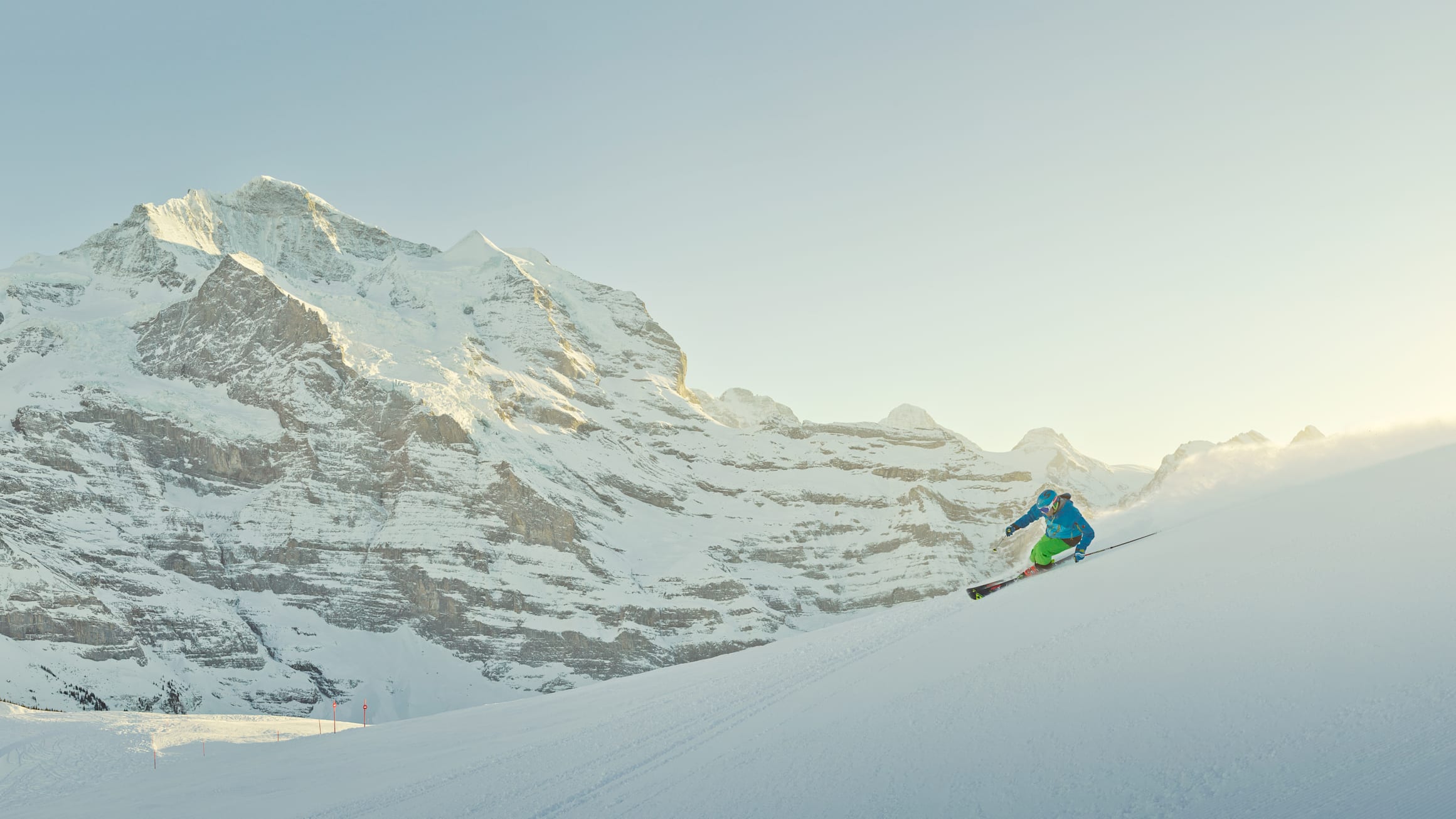 Skiing Grindelwald Wengen Kleine Scheidegg Maennlichen