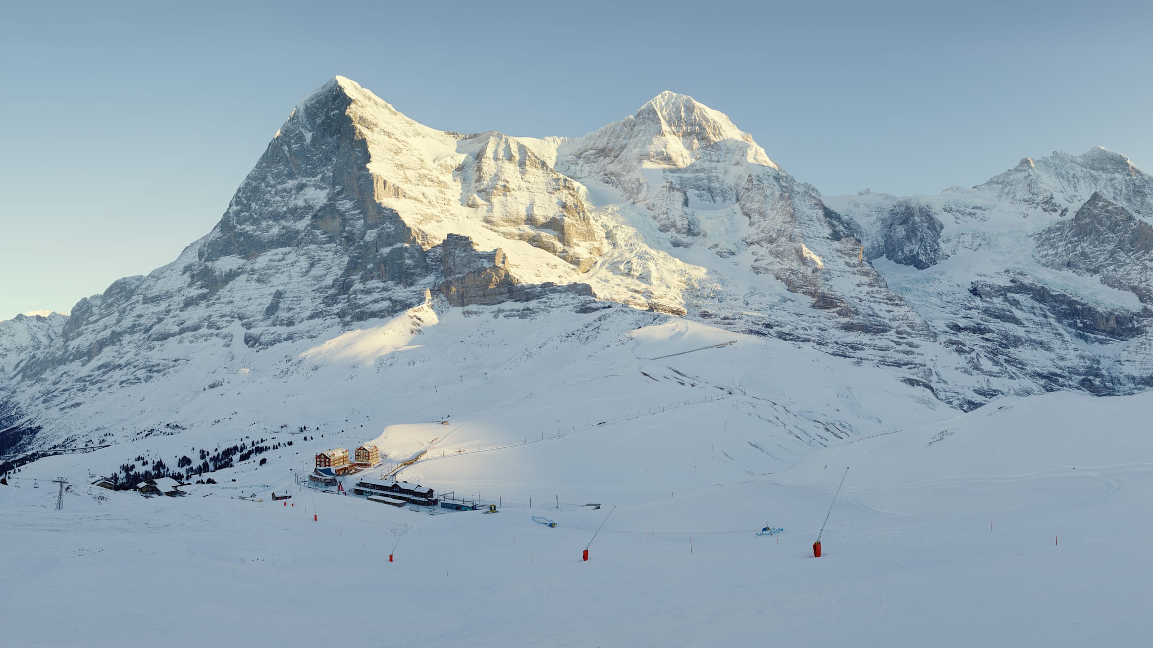 Kleine Scheidegg ski Eiger Moench Jungfraujoch