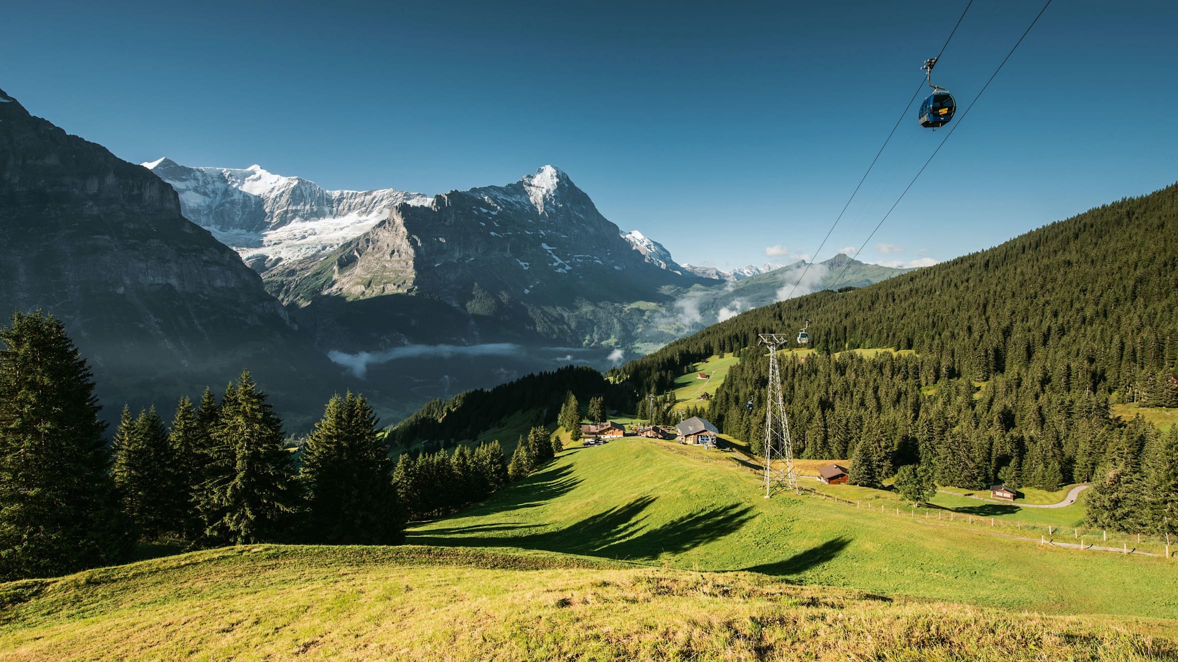 Grindelwald Firstbahn Bort Eiger kl