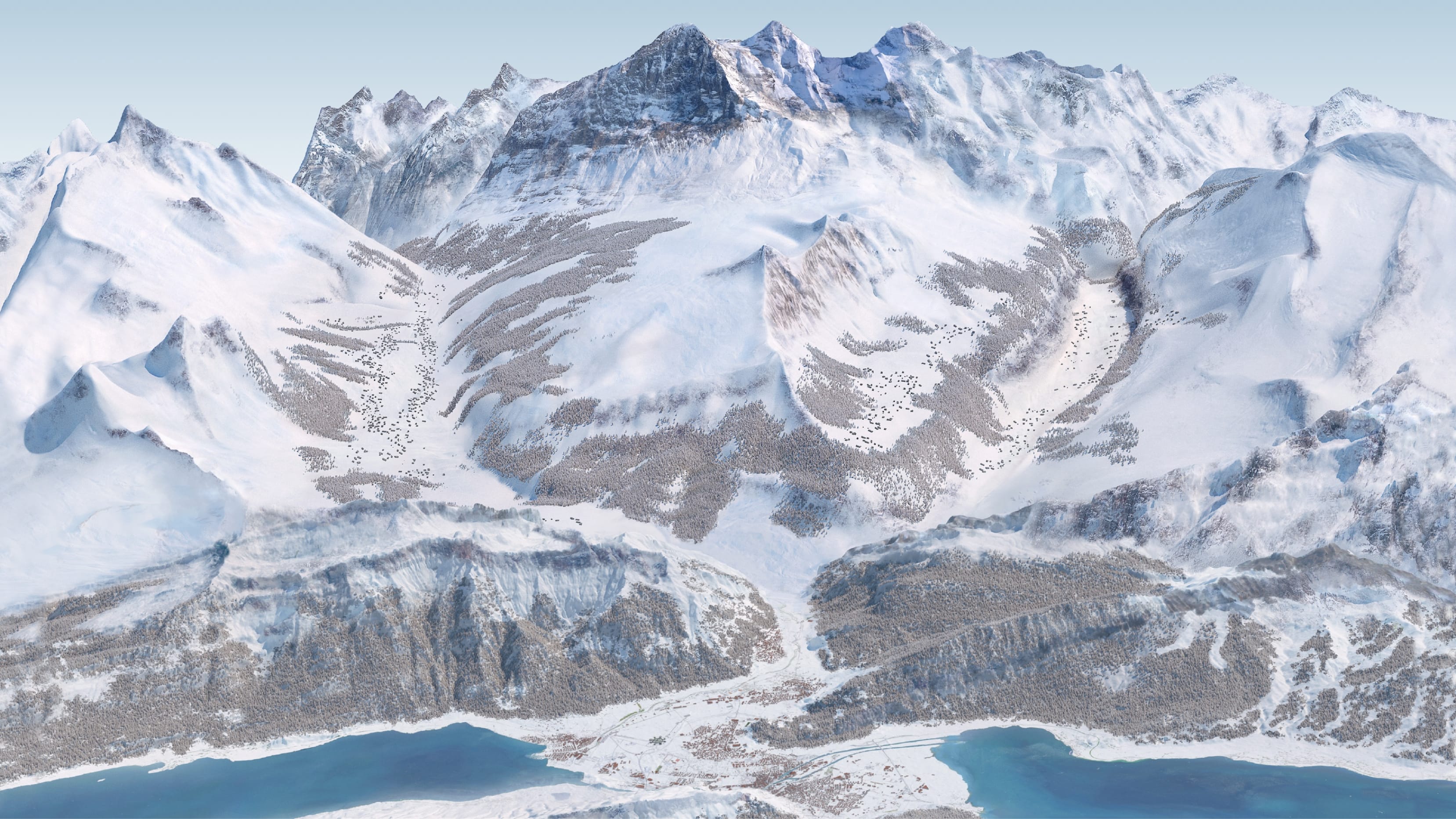 Winter - Resort - Jungfrau Ski Region - Resort Plan
