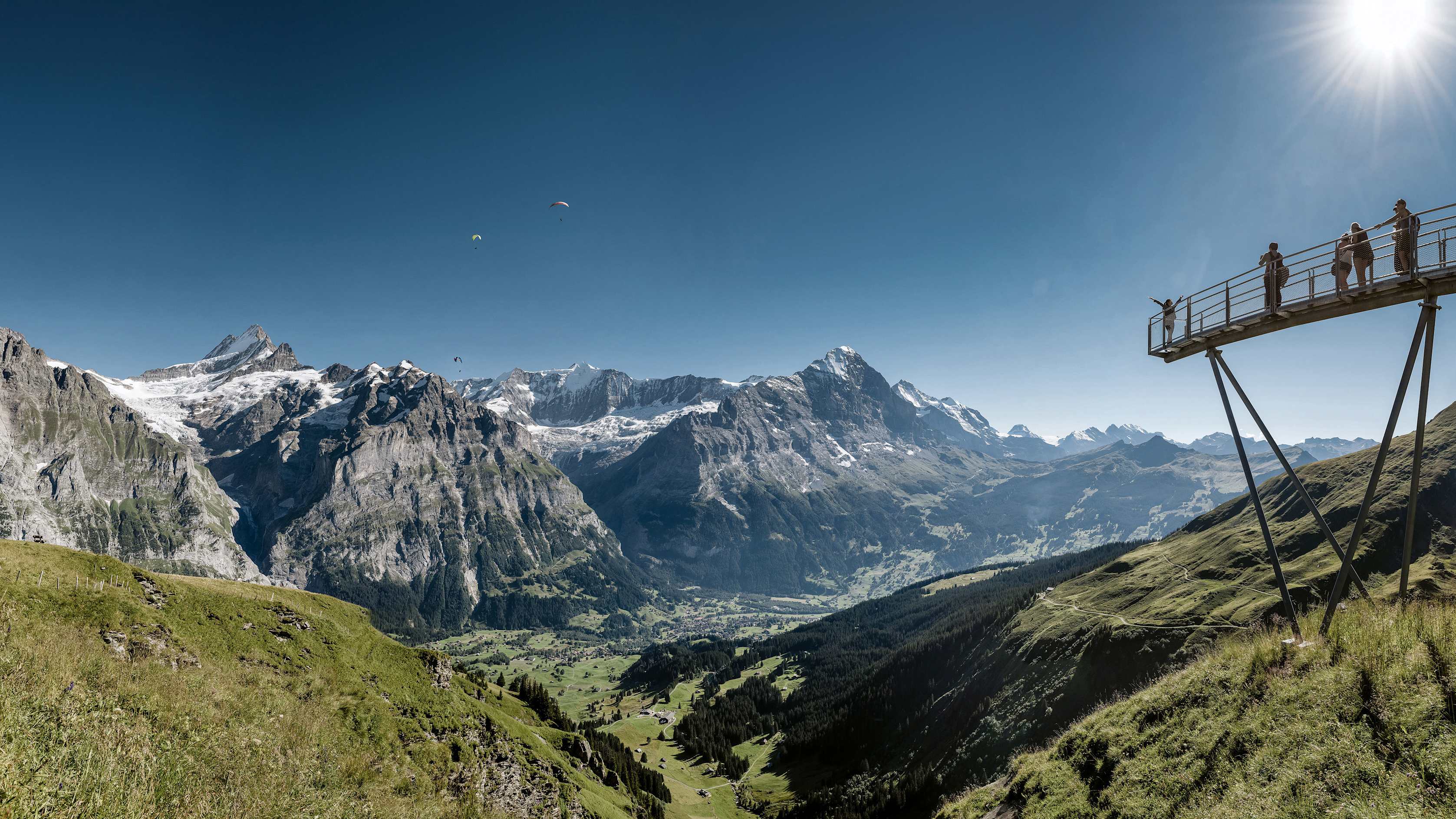 Grindelwald first sommer first cliff walk