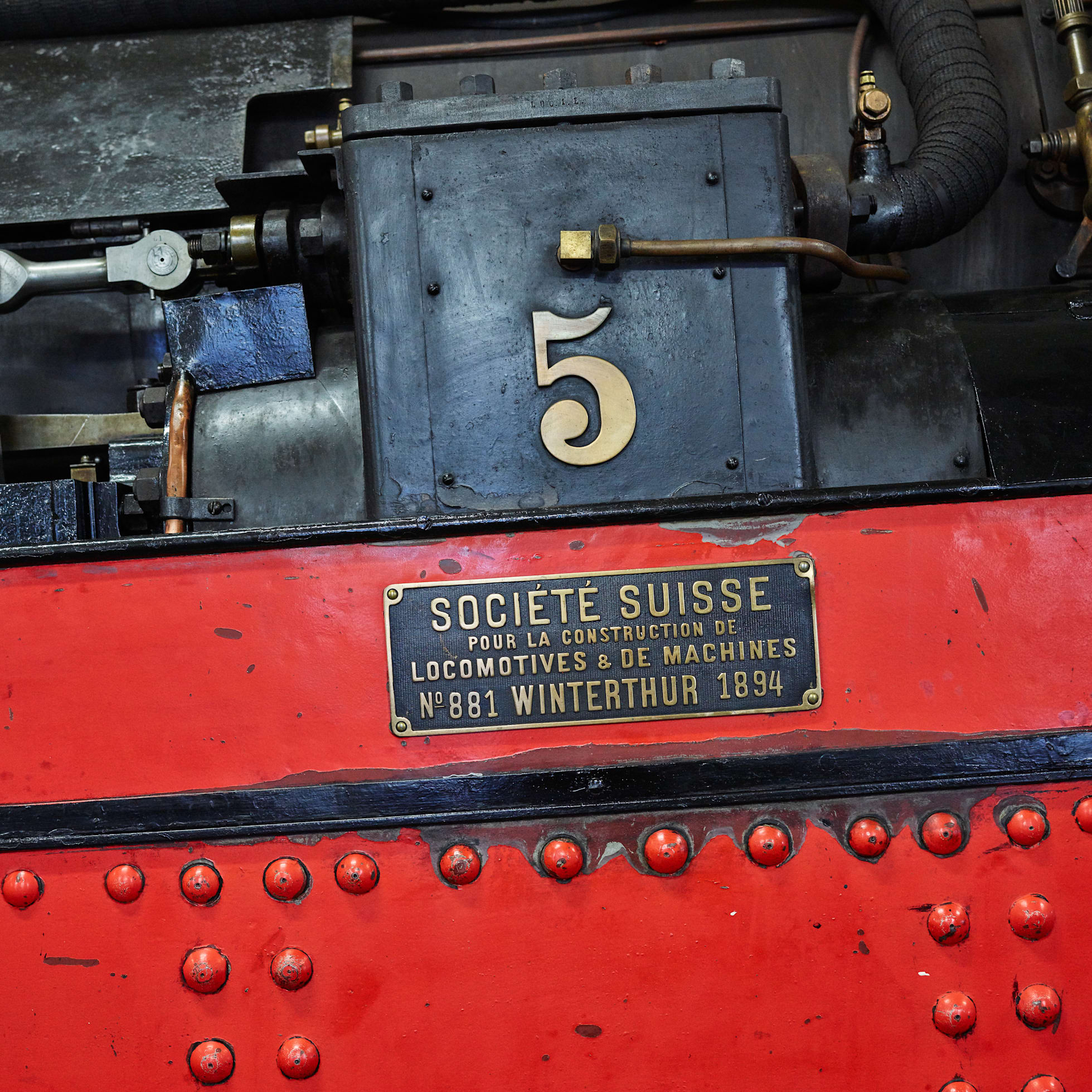 Schynige Platte Bahn Dampflokomotive Detail