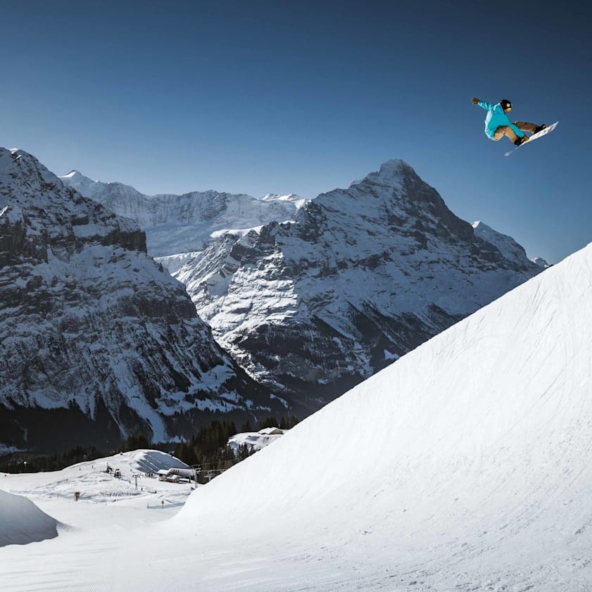 Grindelwald, Jungfraubahnen, Winter, WhiteElements, Freestylepark, Halfpipe, Eiger, First, Grindelwaldfirst, Wintersports, Freestyle